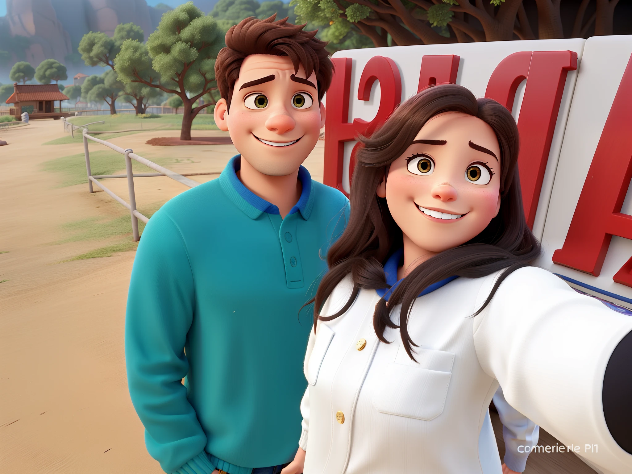 Casal qualidade alta, em Pixar