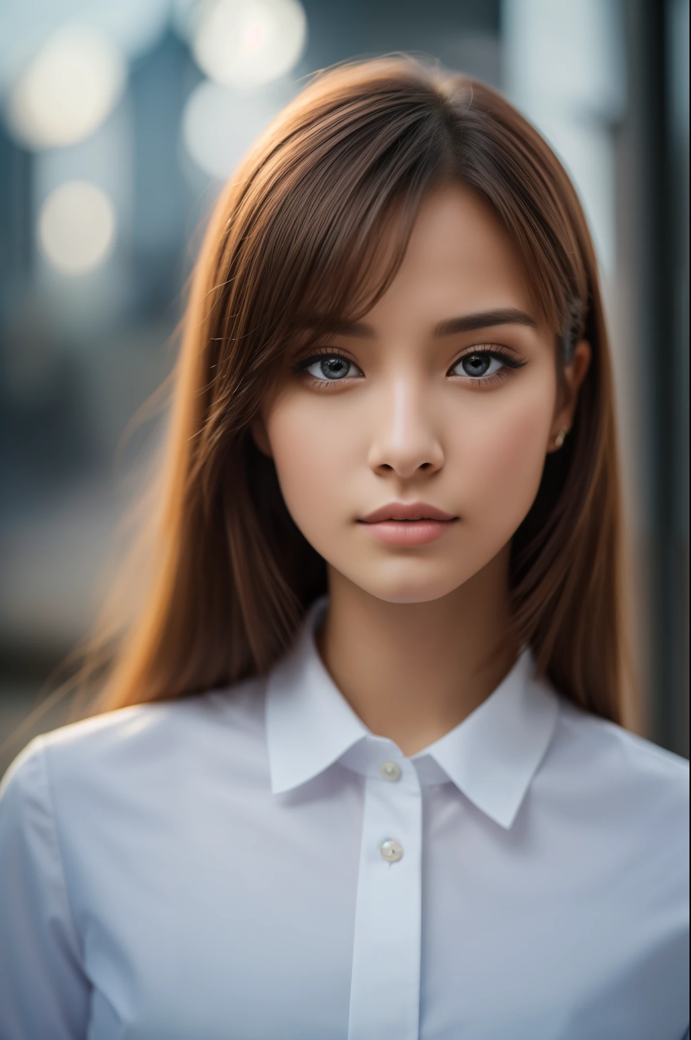 tmasterpiece,best qualtiy,hdr, hyper HD, 8K,Bokeh,Ultra-fine painting,Sharp focus,Physically-based rendering,Extreme detail description,portraitures,half-body photo,looking at viewer, (EOS R8, 50 millimeters, F1.2, 8K, RAW photo:1.2)
