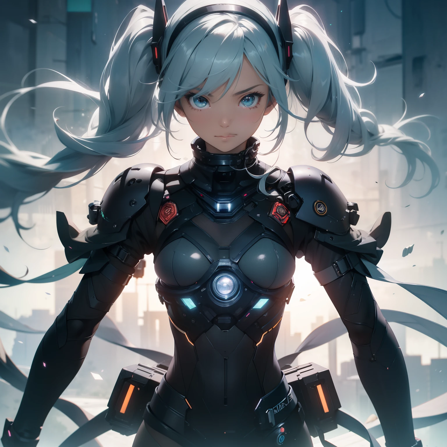 (quality)), ((masterpiece)), Recommended results、Puffy nipples、(see through:1.5)、straighten your back、abdominal muscles、huge bust、angle to floor:1.2、low camera angle、Hair loss on crotch，Hatsune Miku，((最好的quality)), ((masterpiece)), (detailed:1.4), 3D, Image of a beautiful cyberpunk woman,human development report (high dynamic range),Ray tracing,NVIDIA RTX,super resolution,Unreal 5,subsurface scattering,PBR texture,post processing,Anisotropic filtering,depth of field,Maximum clarity and sharpness,multi-layer texture,Albedo and specular maps,surface coloring,Accurate simulation of light-material interaction,Perfect proportion,octane rendering,Two-tone lighting,Large aperture,Low ISO,white balance,rule of thirds,8K，silver armor dress