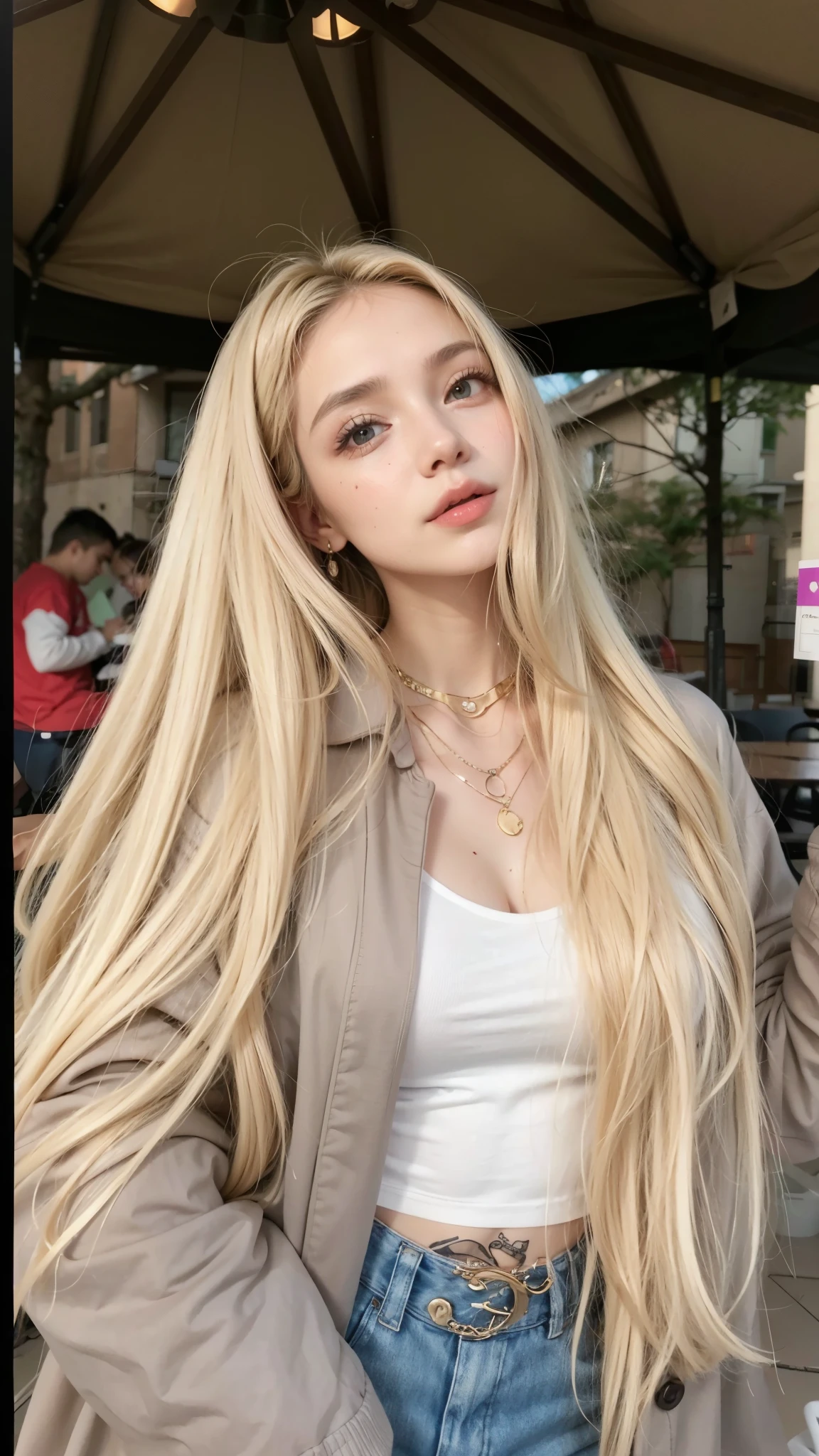 blonde woman