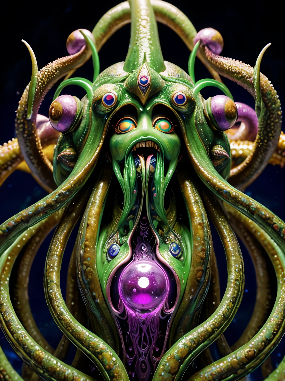 cthulhu with indescribable terror made of ScienceDNAStyle, sharp focus, masterpiece, sharp details, sfw, focus on face, intricate details, colorful, <lora:ScienceDNAStyleXL:1>