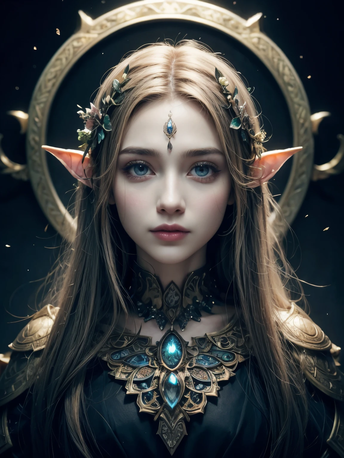 (Best quality, 4k, High-resolution, Masterpiece:1.2), Ultra-detailed, Realistic, Radiant lighting, Epoch Elves, Portraits, Fantastical colors, Fine art, Ethereal beings, Dreamlike, Whimsical creatures, Detailed facial features, Glowing eyes, Elven beauties, Ethereal glow, Mythical creatures, Harmonious composition, Dazzling colors, Stunning visual effects, Otherworldly appearance, Mesmerizing artistry, 