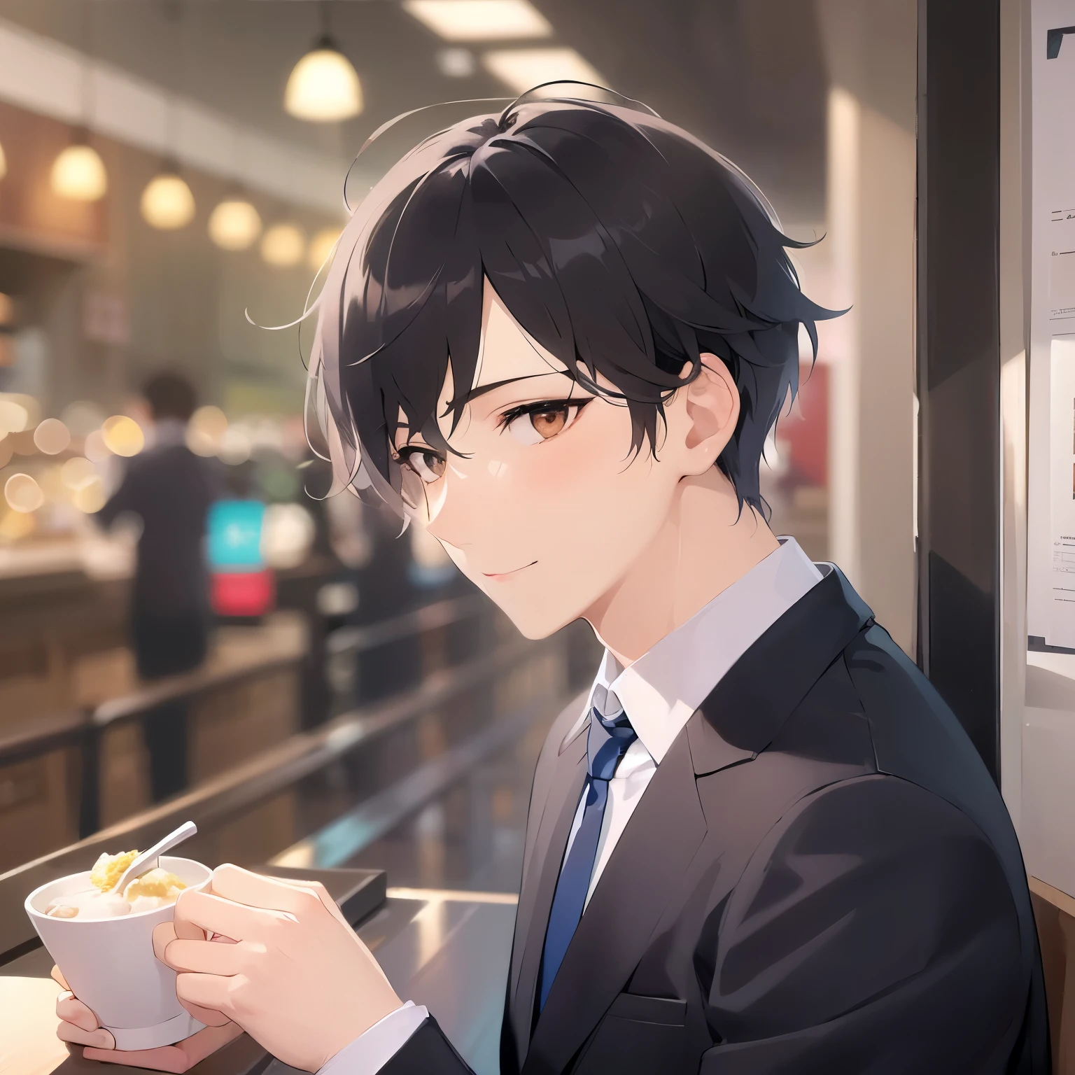 smiling