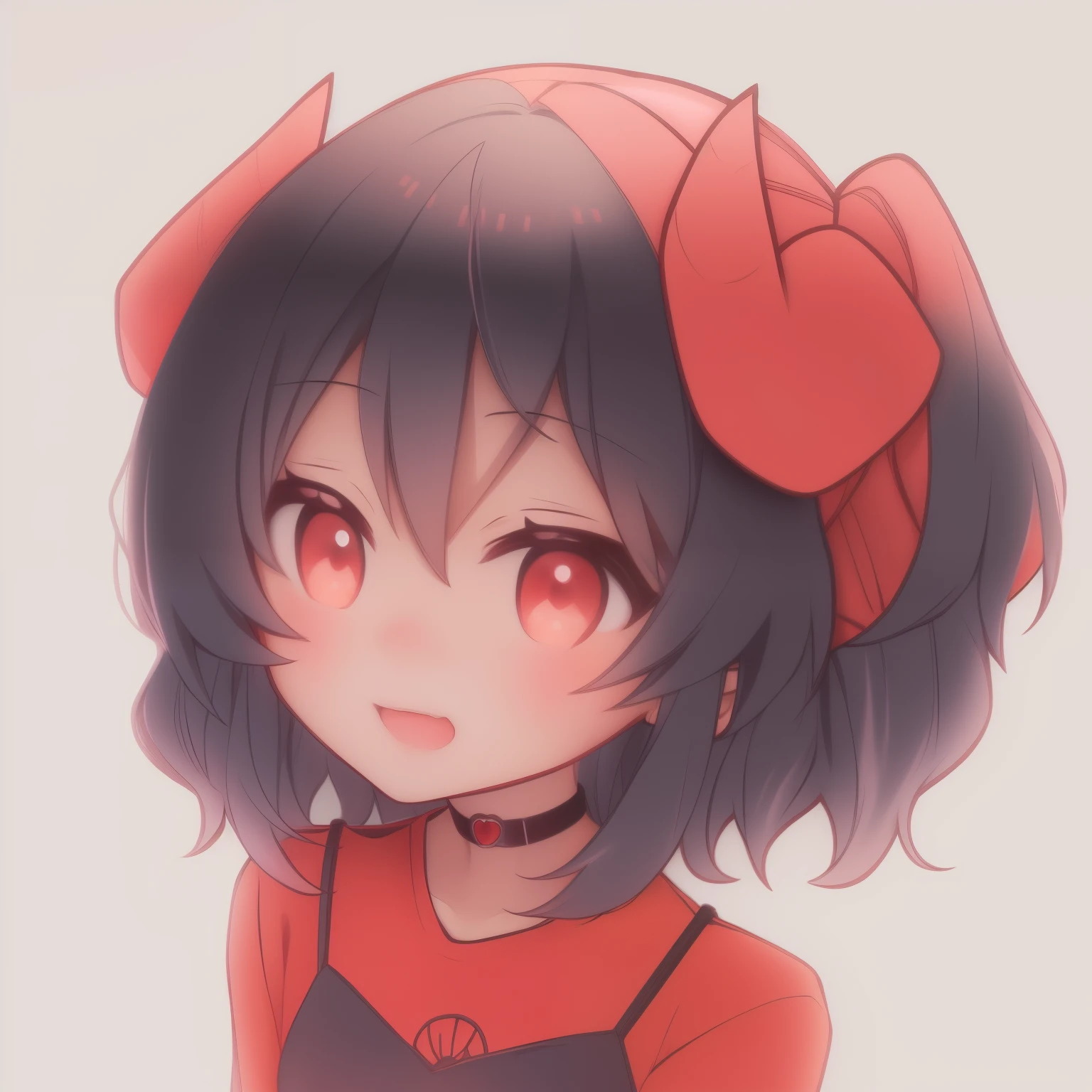 garota anime com cabelo rosa e chifres e um top preto, estilo de arte anime moe, mika kurai demon, [[[[galsoning evily]]]], demon anime girl, demon girl, Fanart de Rui Demon Slayer, Sayori, em estilo anime, Gamoe Yandere, also, deve rasgar do senhor supremo, retrato estilo anime estilo anime ecchi, anime moe artstyle, (master part), (best quality:1.4),