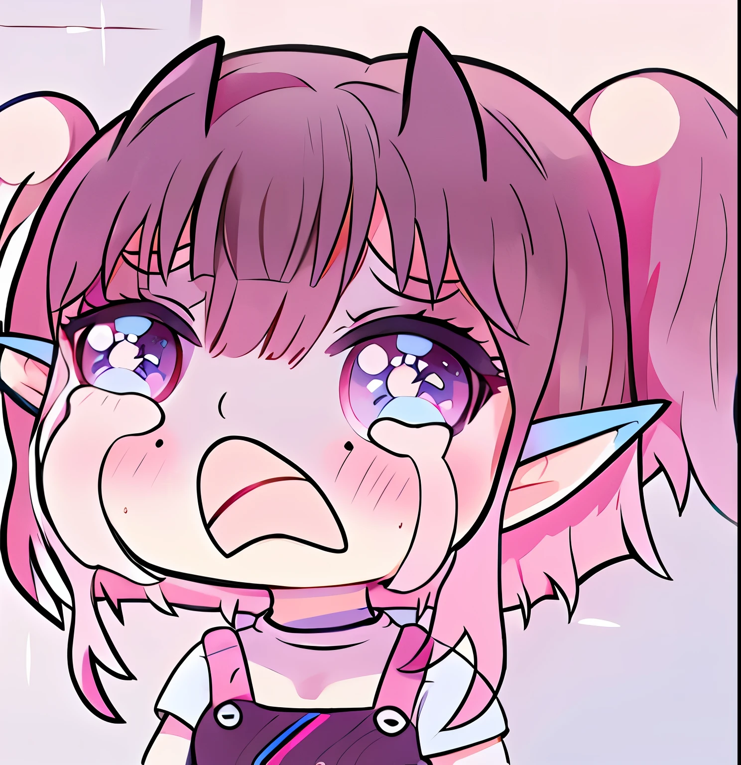 garota anime com cabelo rosa e chifres e um top preto, estilo de arte anime moe, mika kurai demon, [[[[galsoning evily]]]], demon anime girl, demon girl, Fanart de Rui Demon Slayer, Sayori, em estilo anime, Gamoe Yandere, also, deve rasgar do senhor supremo, retrato estilo anime estilo anime ecchi, anime moe artstyle, (master part), (best quality:1.4),