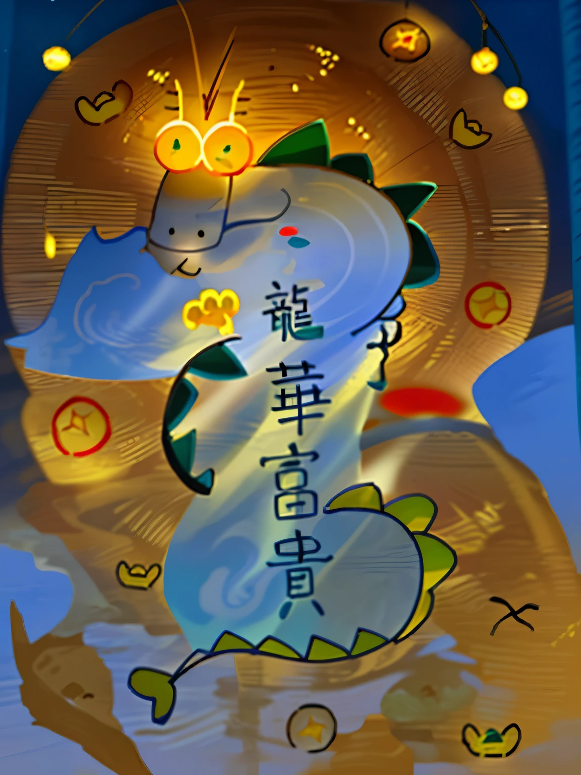 Mid-Autumn Festival、moon、moon、Sun Star、mooncake stalls、concert、band、fireworks、drone、environment友好型、deliver、celebrate、environment、Villagers、Plaza、Bamboo lanterns、night、celebrate、artistically、Decorative style、abandon、save、resource，high definition resolution，dragon，New Year，Spring Festival