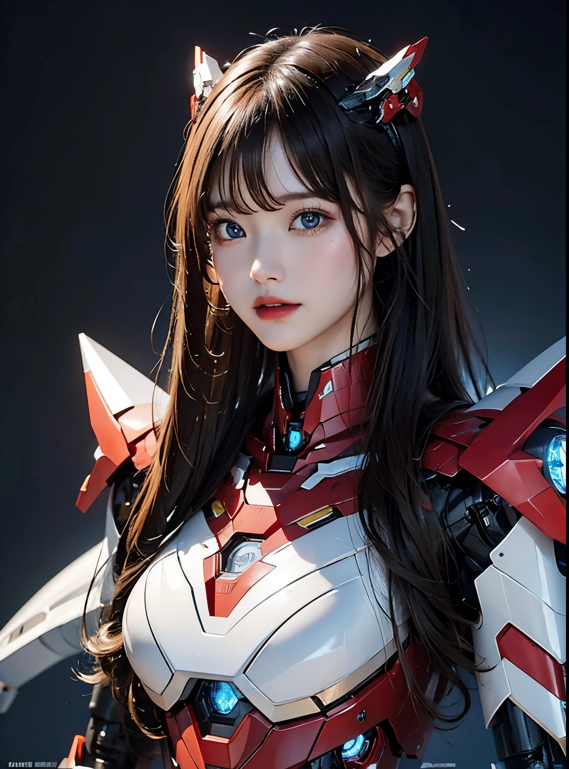 Super detailed, advanced details, high quality, 最high quality, High resolution, 1080P, hard disk, beautiful,(Iron Girl),beautifulサイボーグの女性,Mecha cyborg girl,battle mode,Mecha body girl,She wears an Iron Man mech,full body shot