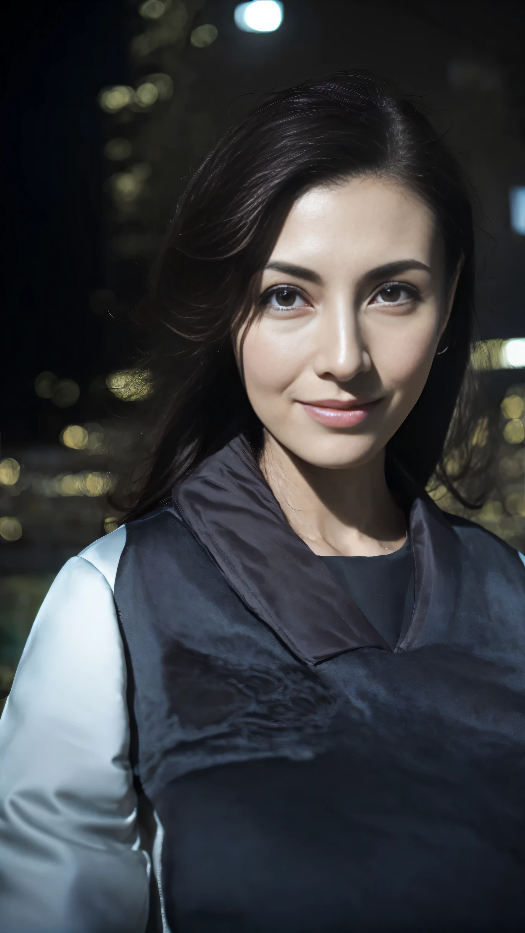 best quality, epic reality, ((in the pitch black darkness :1.4)), ((portrait:1.5)),(background: dark ) high contrast ,glorious picture, Minimum illumination, lighting Face, She was comfortable, No clothes to wear, , it seems, (8k, original photo, best quality),(epic reality:1.5), a woman, Face,(exquisite eyes:0.8),(looking at camera:1.4), (best quality), ( high contrast, deep shadow),intricate details,normal,((skin:1.4)), (long dark hair:1.3), long hair, messy ,(human development report:1.5),detailed, color, upscale, masterpiece, original photo (20 years old, looking at the audience), beautiful, (wearing a regular shirt,), perfect, nature, perfect composition, portrait, perfect Face, smiling expression, charming eyes, bright detail, Tight lips, (高skin细节),, (blue tint: 0.6), (sale: 0.8), (bloody: 0.7), Accent lighting , (backlight: 0.5), medium depth of field, Canon 5D, 50mm lens, F/4 apertures, (Super detailed, intricate details), sharp focus, soFt color, 8k, absurd, 80mm, bokeh background, photography, smiling, Pinay, Filipino, Big deal , neon lights background