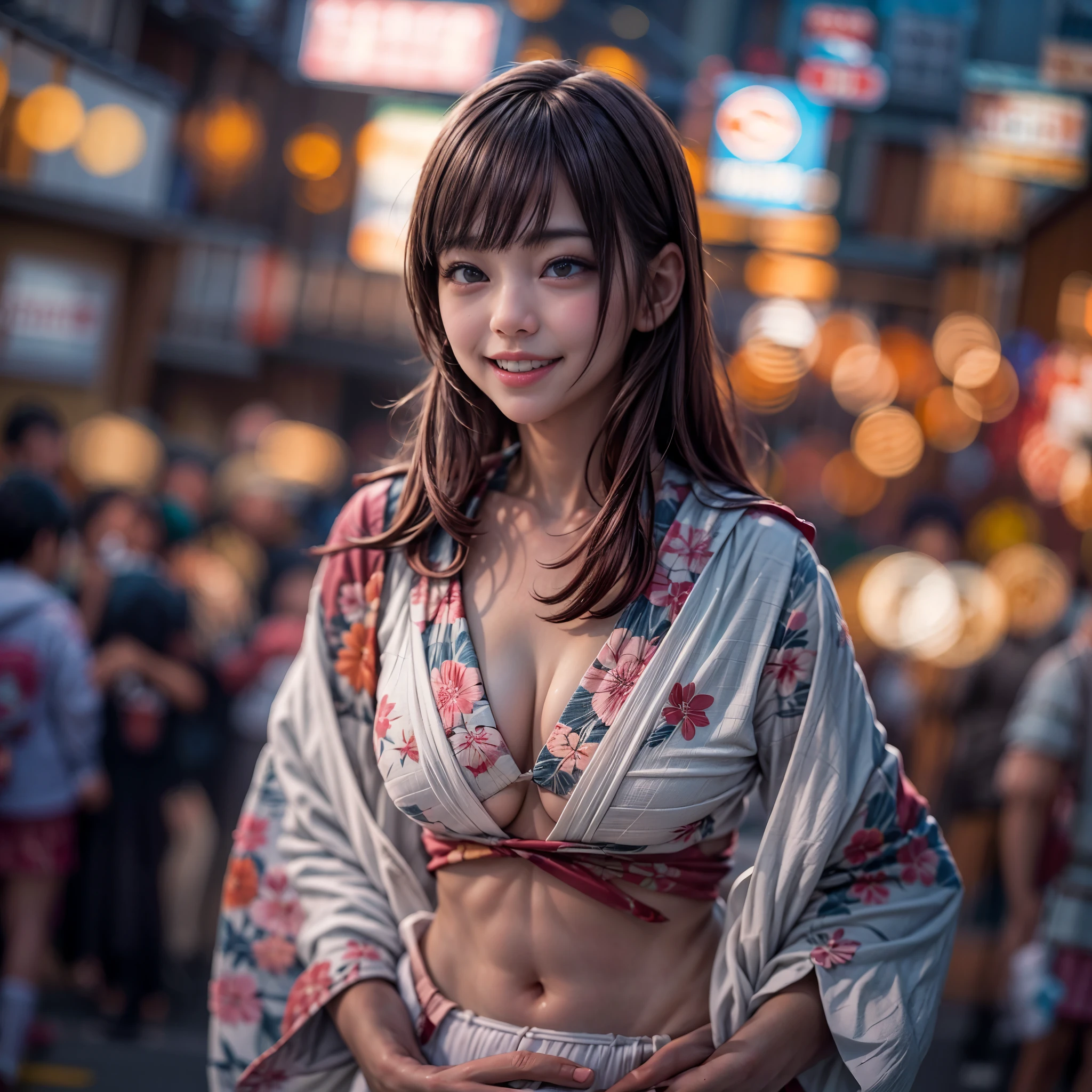 ((bokeH, Acutance:0.85, ultra-detailed:1.35)), (((from below))) . The background is the downtown area at (Twilight:1.4), (((Red-dyed clouds above hed:1.3))), { The Sky takes up more than third of the composition | (many colorful Lights:1.2) | lens flare | Burning | Haze | (luminous Particles) | Mystic sight | God rays | Lightning }, { Underboob | Oiled ivory skin | FullBody:1.2 } . (Masterpiece:1.2) of professional Analog photo with (Hasselblad), (((UltraRealistic and Photorealistic with touch of rawness:1.37, Volumetric lighting))) . ((( A group photo of KAWAII girls in WHITE Fundoshi, at Hakata Gion Ymakasa Festival ))), ((Extremely detailed KAWAII face variations)) . Assfocus with looking ahead .