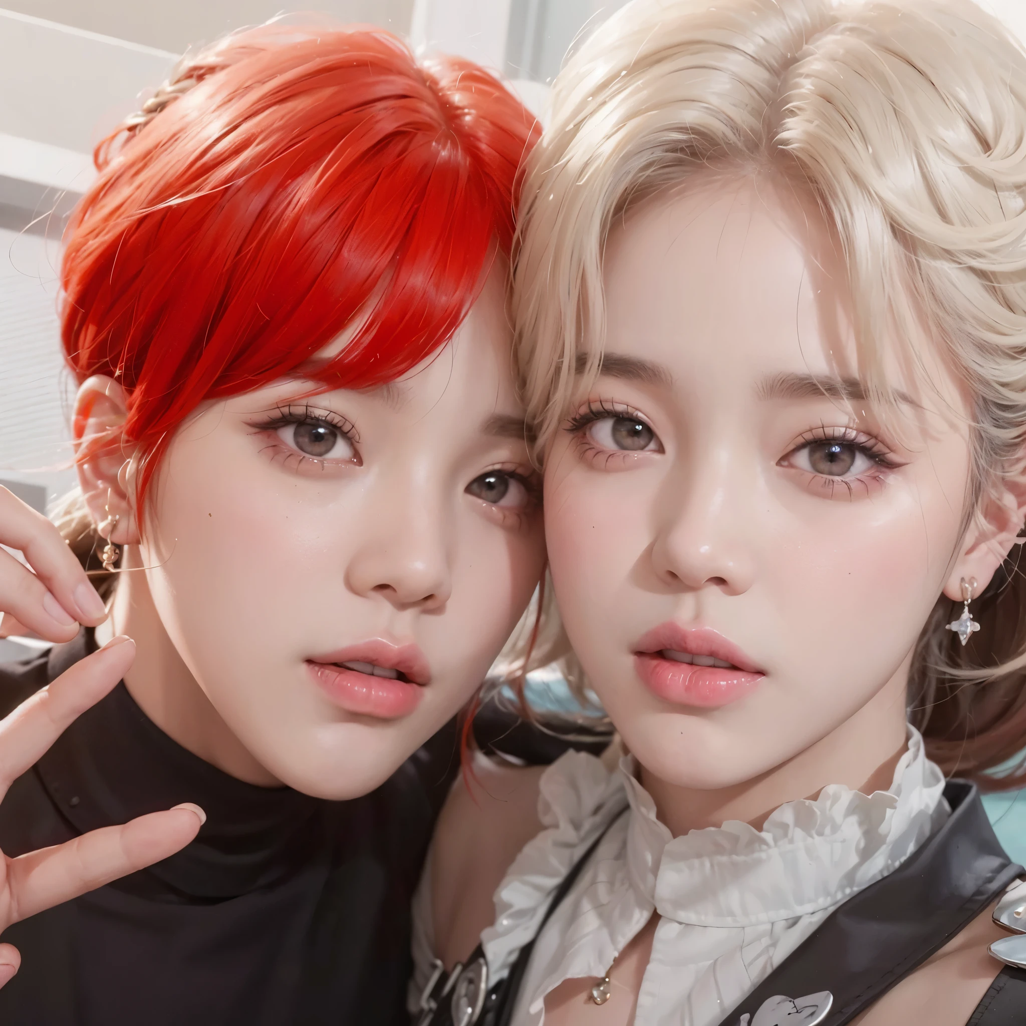 dos chicos con el rostro de jimin de bts, jimin, bts, mucha calidad, 4k, park, jimin, park jimin, detalles de park jimin, gemelos, piel linda, hd, sin cambios faciales, hombres, chicos