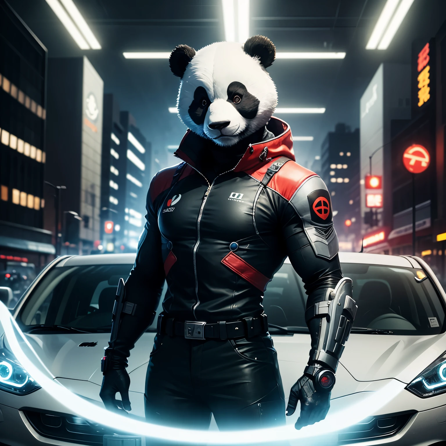 soldier future, Panda Mask, cyber punk, urban, High-tech companies -- Automotive