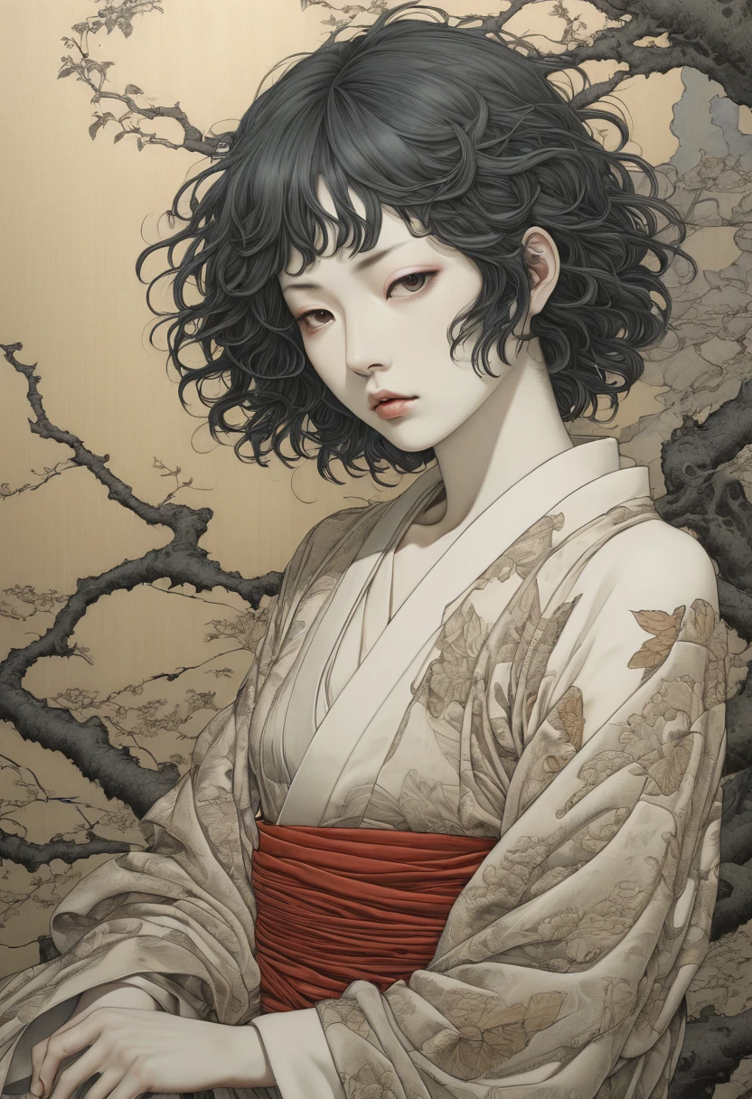 inspired by Takato Yamamoto, best quality, masterpiece, Ultra high detail, 8k