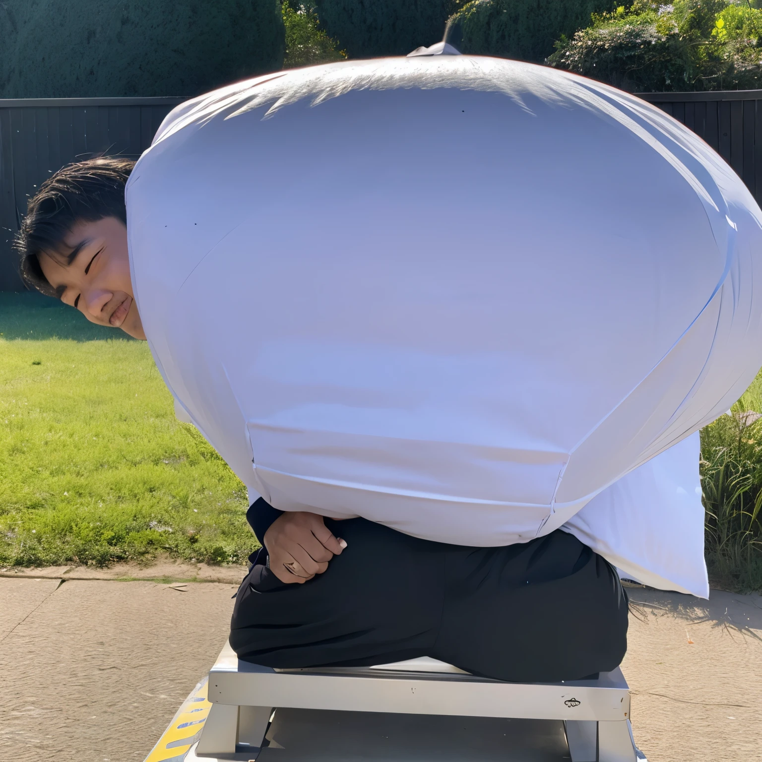 Domingo weighs over 100kg
