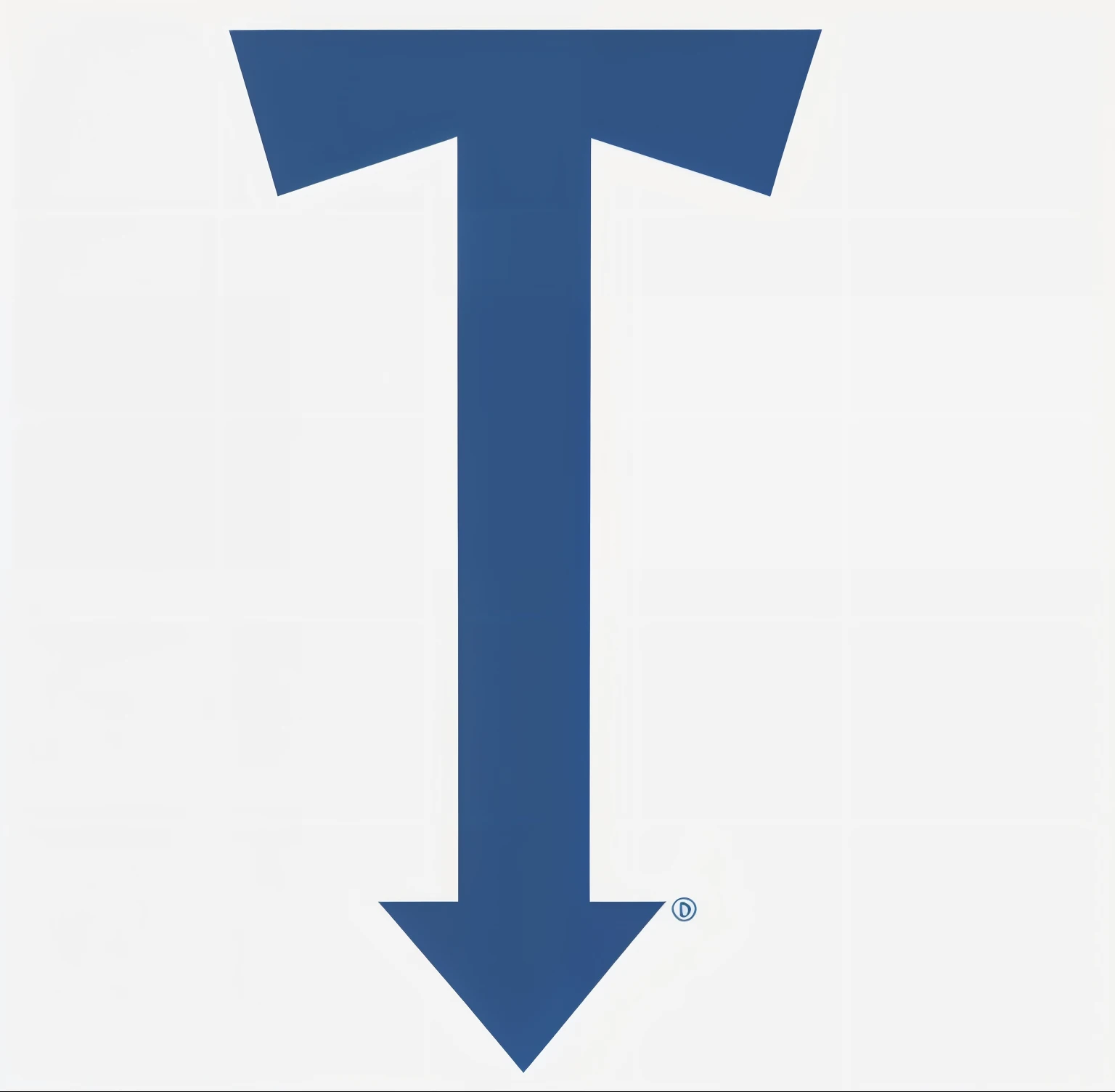T,logo、mark、symbol a、blue