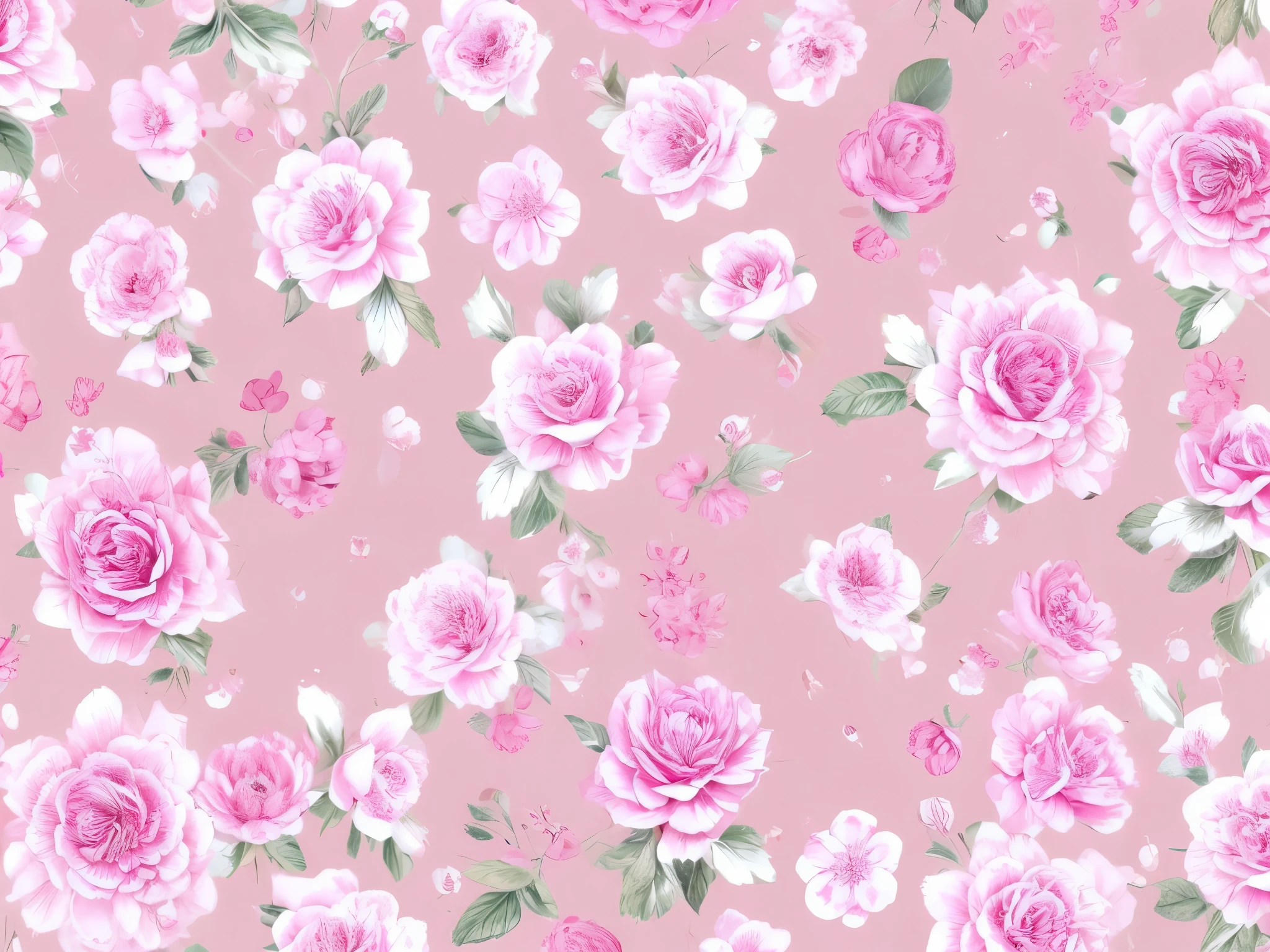 flower.pink.Studded.wallpaper.Background Material.collage.paper.cute.