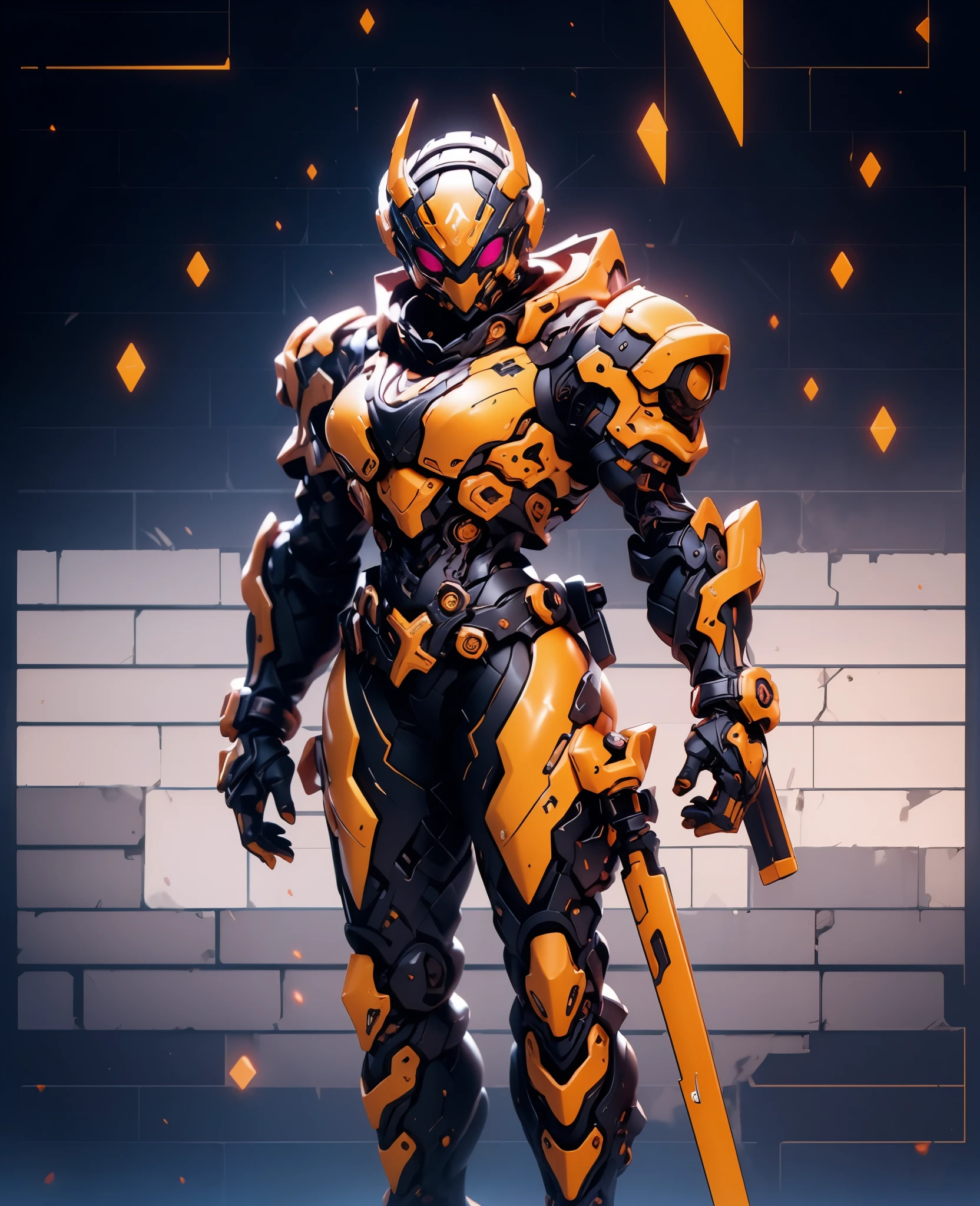 A woman adorned in fantasy-style full-body armor, a crown-concept fully enclosed helmet that unveils only her eyes, a composite layered chest plate, fully encompassing shoulder and hand guards, a lightweight waist armor, form-fitting shin guards, the overall design is heavy-duty yet flexible, the armor gleams with a golden glow, complemented by red and blue accents, exhibiting a noble aura, she floats above a fantasy-surreal high-tech city, this character embodies a finely crafted fantasy-surreal style armored hero in anime style, exquisite and mature manga art style, Queen Bee Concept Armor, ((goddess, femminine)), long legs, metallic, elegant, high definition, best quality, highres, ultra-detailed, ultra-fine painting, extremely delicate, professional, anatomically correct, symmetrical face, extremely detailed eyes and face, high quality eyes, creativity, RAW photo, UHD, 32k, Natural light, cinematic lighting, masterpiece-anatomy-perfect, masterpiece:1.5