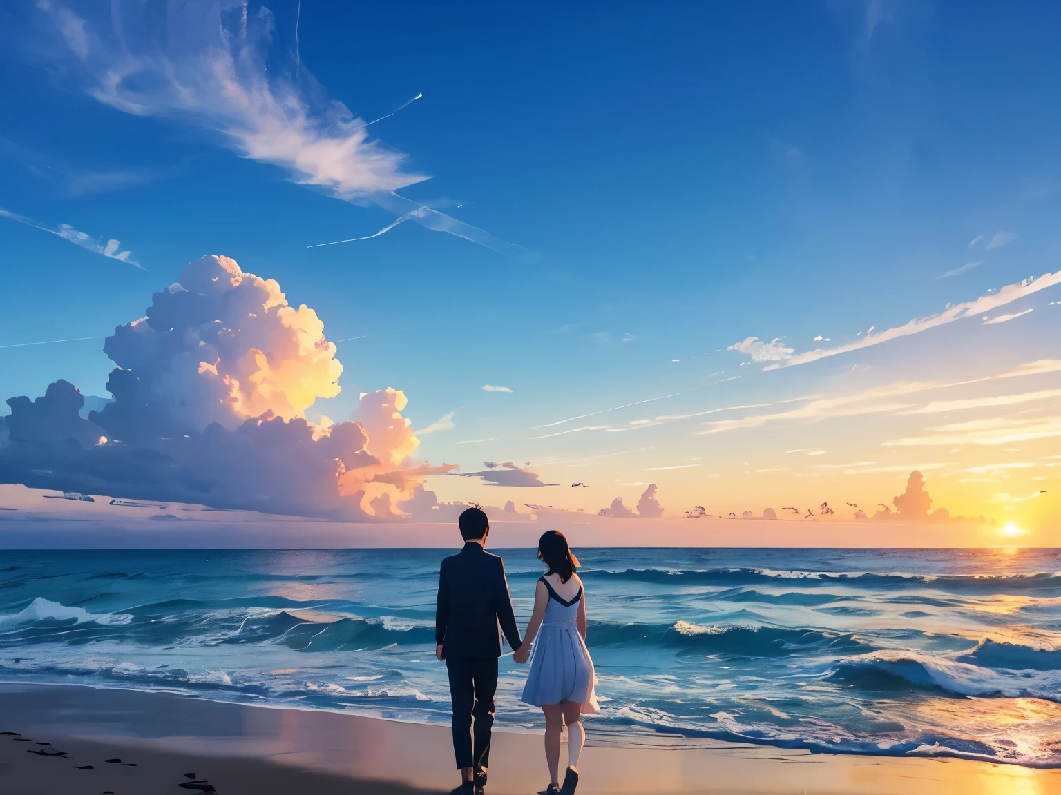 Taiwan's Coast, Two Hearts in Tandem
Along Taiwan's east, where sea meets sky,
Slovak spirit, Taiwanese grace,
Azure waves, their hearts' embrace.
Wheels humming, horizons wide,
Together they journey, side by side.
Sky so blue, their spirits free,