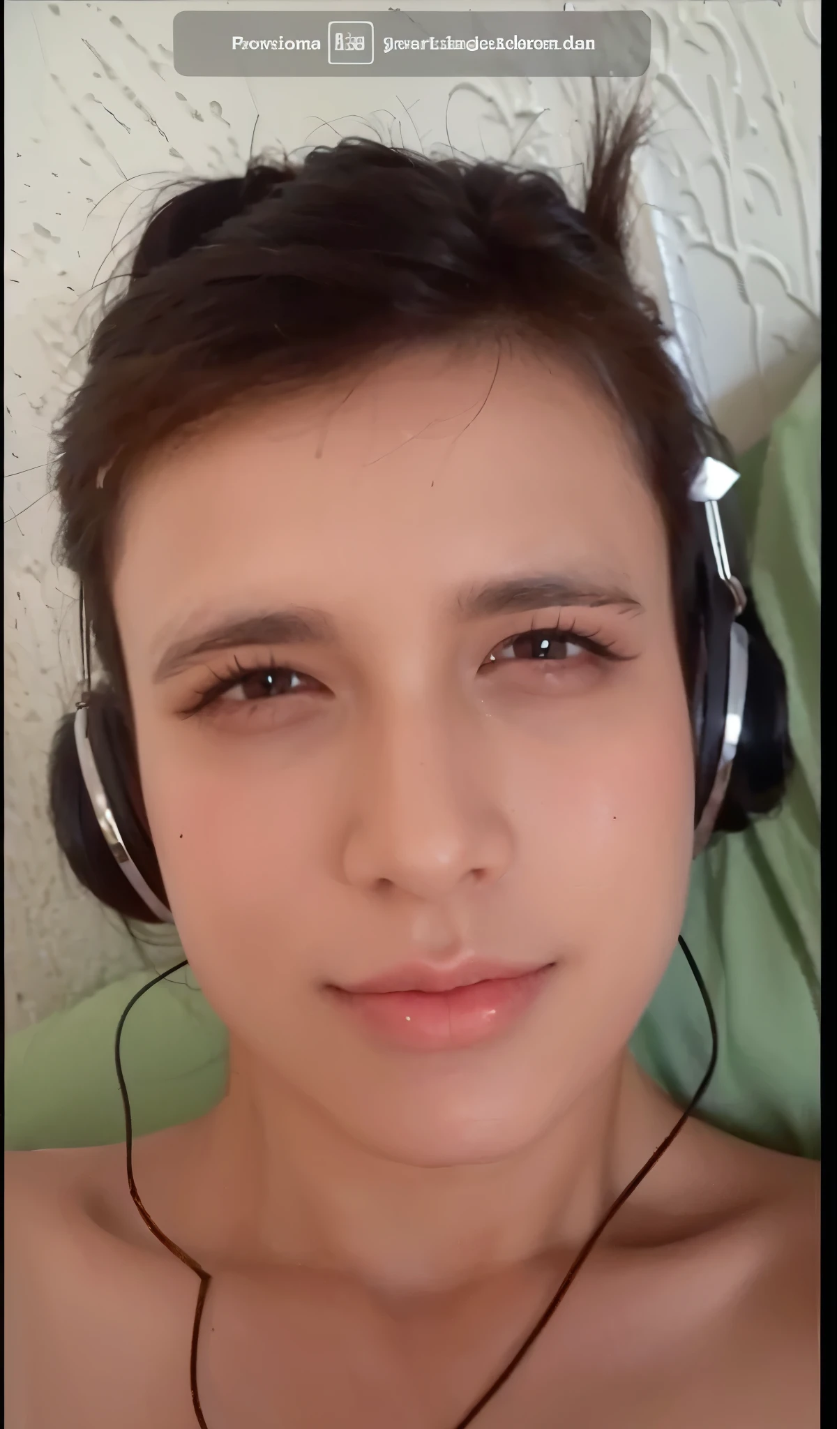 put on makeup and a bow on your head