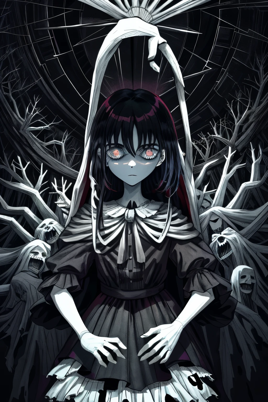 A hauntingly crafted sock puppet theater version of The Blair Witch Project unravels before your eyes, drawing you into a world of eerie exploration. Inspired by the bone-chilling style of Le Théâtre du Grand-Guignol, this rendition sets an ominous mood that will send shivers down your spine. With a folk horror theme at its core, the intricately designed puppets bring to life the harrowing tale, capturing the essence of a bone-chilling documentary footage. This avant-garde and experimental film is captured on Kodak 35mm film, lending a grainy texture that adds an extra layer of authenticity and nostalgia. Prepare to be captivated by this uniquely haunting piece of puppetry, where the lines between reality and