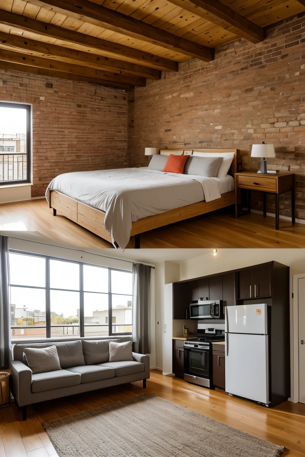 Luxury city airbnb lofts in Mexico City: Realistic and Detailed Photography

1. Exquisite loft interiors in Mexico City, showcasing modern furnishings and sleek designs, --s1
2. Spacious living area with high ceiling and large windows, offering scenic views of the bustling metropolis,  --s2
3. Open kitchen, fully equipped with top-of-the-line appliances and stylish countertops, inviting travelers to cook up a storm,  --s3
4. Cozy bedroom with plush bedding, exposed brick walls, and plenty of natural light, allowing guests to unwind and relax,