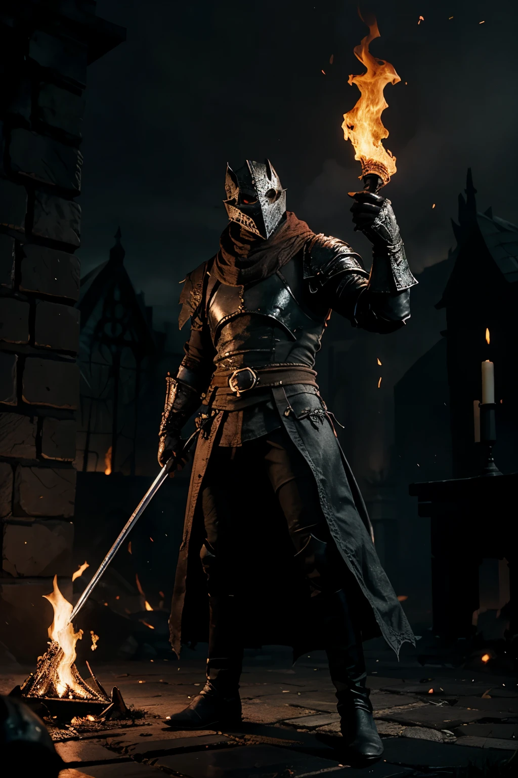 soul of cinder, cartoon, dark souls