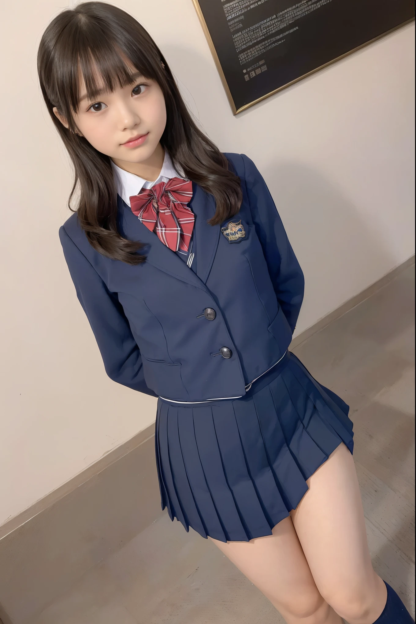 (8x_NMKD-Superscale_150000_G),(8K, Super high quality,highest quality),(masterpiece:1.5),(girls),(),(lying on back),(arms behind back:1.5),(Bow Tie,school uniform,High Socks),Japanese female students lined up after being restrained by enemy countries