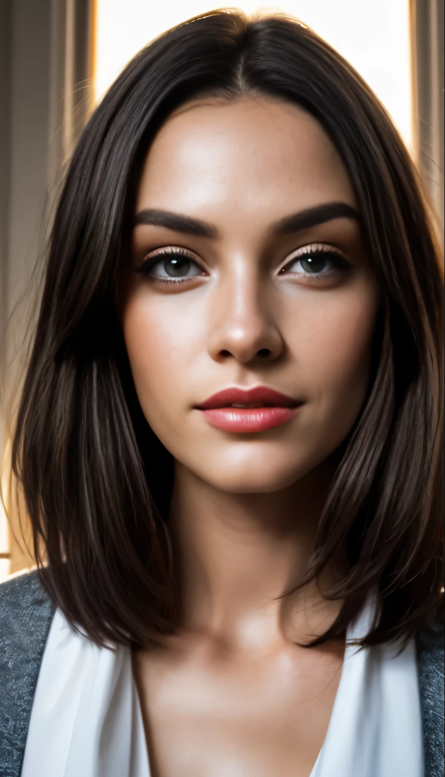 modelo de moda 25 anos, [[[[Foto profissional]]]], [[[[full body view]]]], [[[[anatomia perfeita]]]], [[[[cabelo loiro, rubio]]]], olhos perfeitos, Perfect iris, perfect lips, Dentes perfeitos, pele perfeita, luz frontal suave, brilho, HDri, (cores suaves:1.2), [[Quarto elegante como fundo]], 8k, hiperrealismo, Detalhado, ultra definition.
