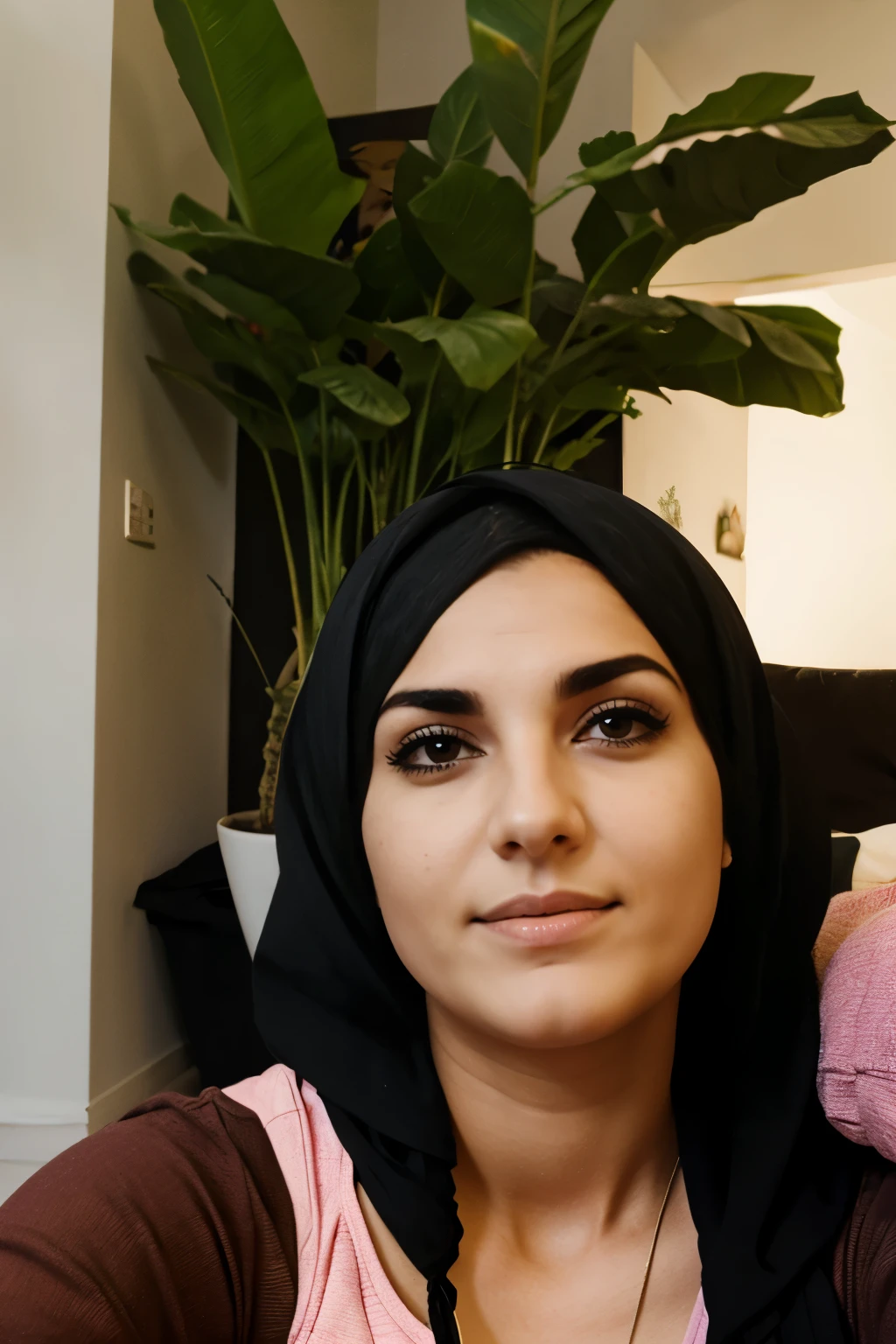 Arab girl taking a selfie