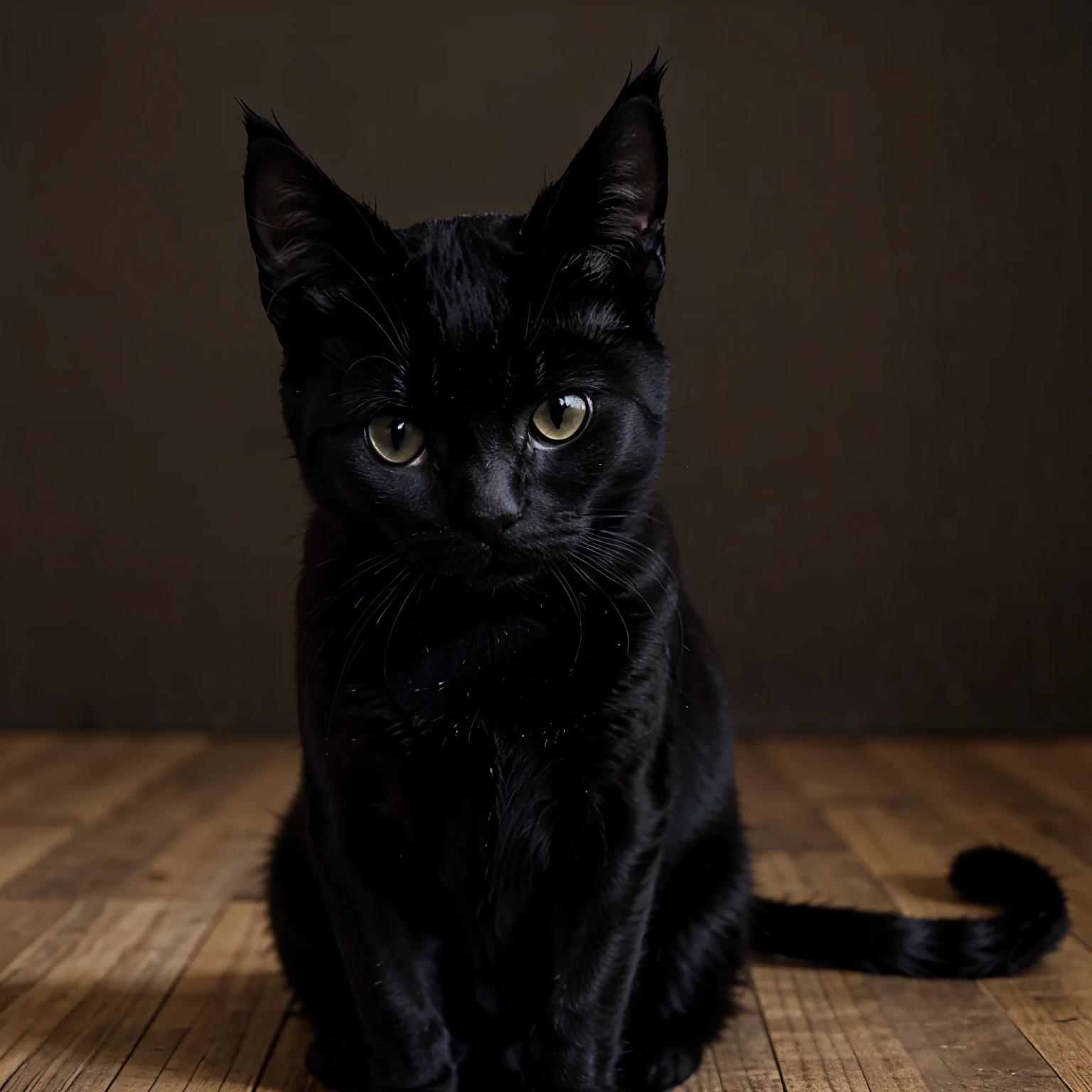 black cat written as shari