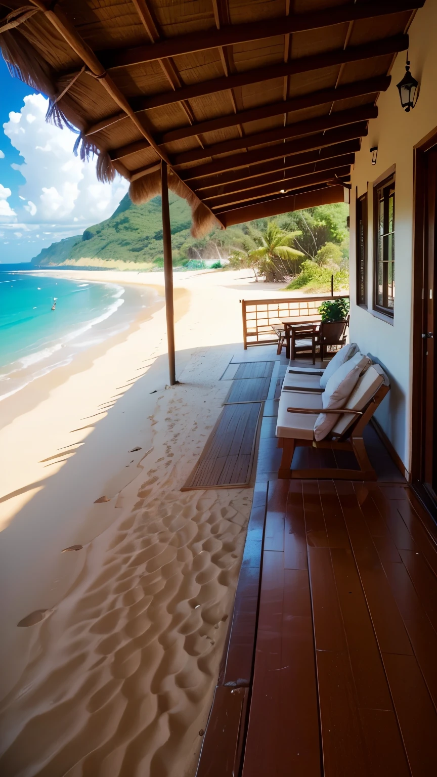 Praia, bungalow