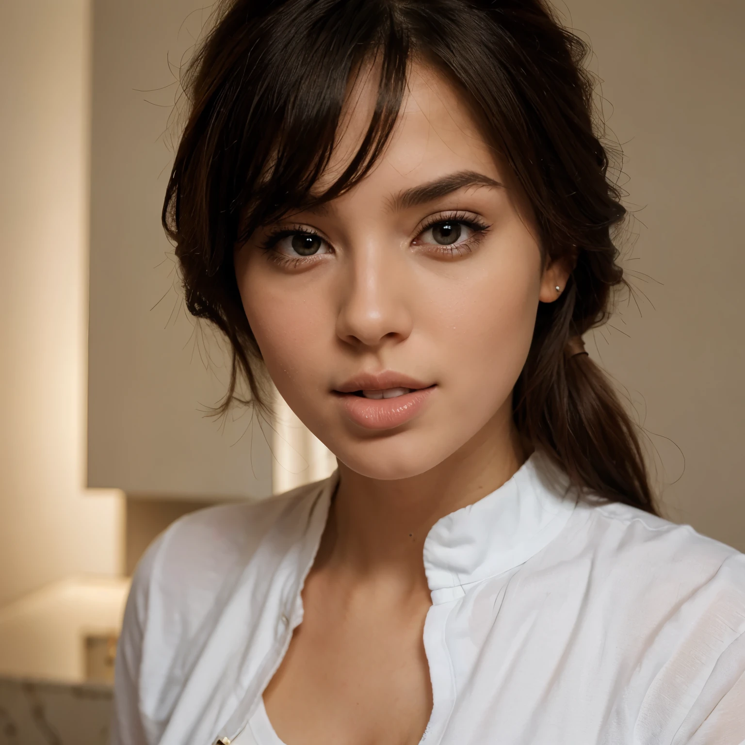 Beautiful girl sucking