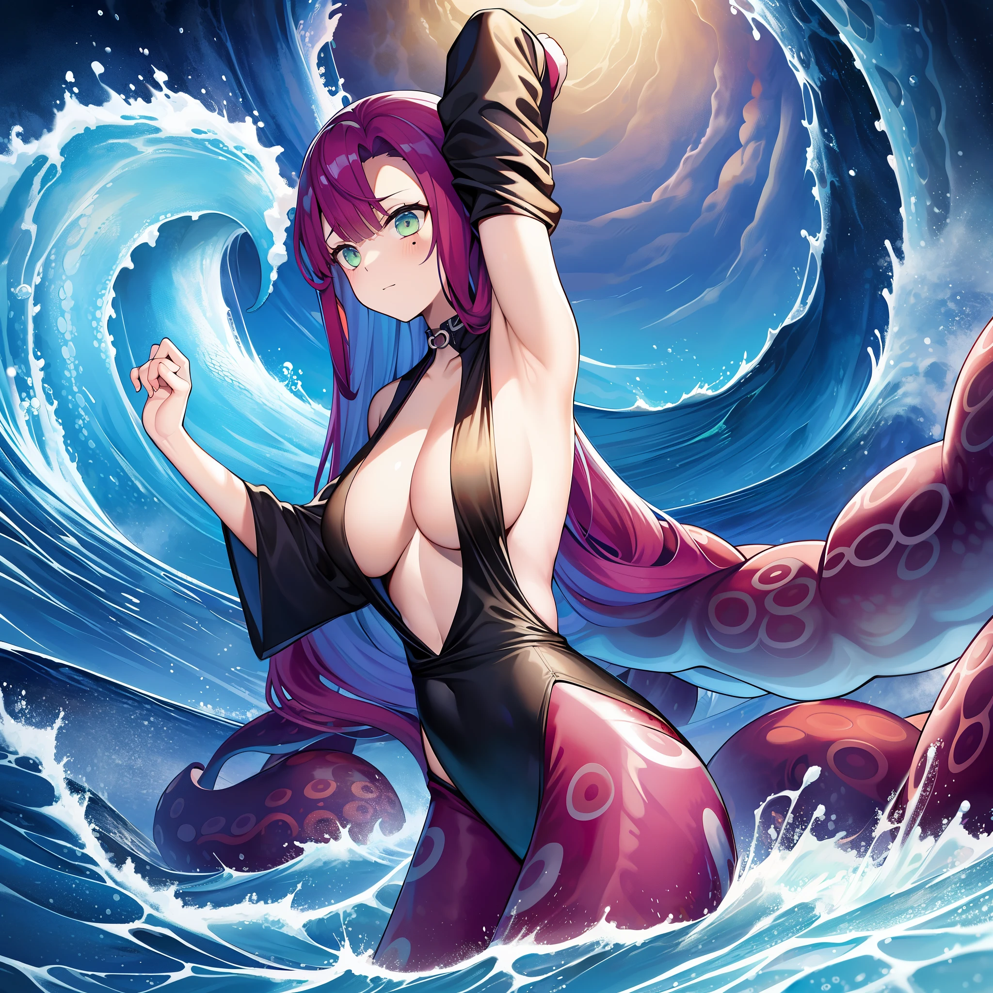 incredible resolution、masterpiece++、highest quality++、Super fine++、Super fine++、4k++、8k++、From the side、（background focus）++、（（1 mature woman）））+++、服を着た女性が都市を破壊するA giant octopus monster, the Kraken, stretches out its giant tentacles in the world of rough waves in the middle of the night.たたえる、A giant octopus monster, the Kraken, stretches out its giant tentacles in the world of rough waves in the middle of the night.ルーン、A giant octopus monster, the Kraken, stretches out its giant tentacles in the world of rough waves in the middle of the night.魔法、上を飛ぶA giant octopus monster, the Kraken, stretches out its giant tentacles in the world of rough waves in the middle of the night.、A giant octopus monster, the Kraken, stretches out its giant tentacles in the world of rough waves in the middle of the night.人妻、A giant octopus monster, the Kraken, stretches out its giant tentacles in the world of rough waves in the middle of the night.社長、detailedな現代アート、modern art style、ブレイク美しい現代のA giant octopus monster, the Kraken, stretches out its giant tentacles in the world of rough waves in the middle of the night.魔女、A giant octopus monster, the Kraken, stretches out its giant tentacles in the world of rough waves in the middle of the night.大学生、contemporary art behans、A giant octopus monster, the Kraken, stretches out its giant tentacles in the world of rough waves in the middle of the night.高校生、美しいA giant octopus monster, the Kraken, stretches out its giant tentacles in the world of rough waves in the middle of the night.女傑、光沢のある浮遊A giant octopus monster, the Kraken, stretches out its giant tentacles in the world of rough waves in the middle of the night.破片、A giant octopus monster, the Kraken, stretches out its giant tentacles in the world of rough waves in the middle of the night.、 まばゆい??りのA giant octopus monster, the Kraken, stretches out its giant tentacles in the world of rough waves in the middle of the night.火花、A giant octopus monster, the Kraken, stretches out its giant tentacles in the world of rough waves in the middle of the night.鎖、A giant octopus monster, the Kraken, stretches out its giant tentacles in the world of rough waves in the middle of the night.、A giant octopus monster, the Kraken, stretches out its giant tentacles in the world of rough waves in the middle of the night.風が吹く髪、blake modern beautiful、A giant octopus monster, the Kraken, stretches out its giant tentacles in the world of rough waves in the middle of the night.、detailedな服、mischievous aura、bewitching face、tall body、mature body、fascinating body、???????????、detailedな美しい顔、detailedな光沢のある目、detailedな肌、full body break、detailed、real、4k非常にdetailedなデジタルアート、octane rendering、bioluminescence、BREAK8K resolution concept art、realism、mappa studio、masterpiece、highest quality、official art、An illustration、Ligne Claire、(cool_color)、perfect composition、disorganized、fantasy、focused、Split into three