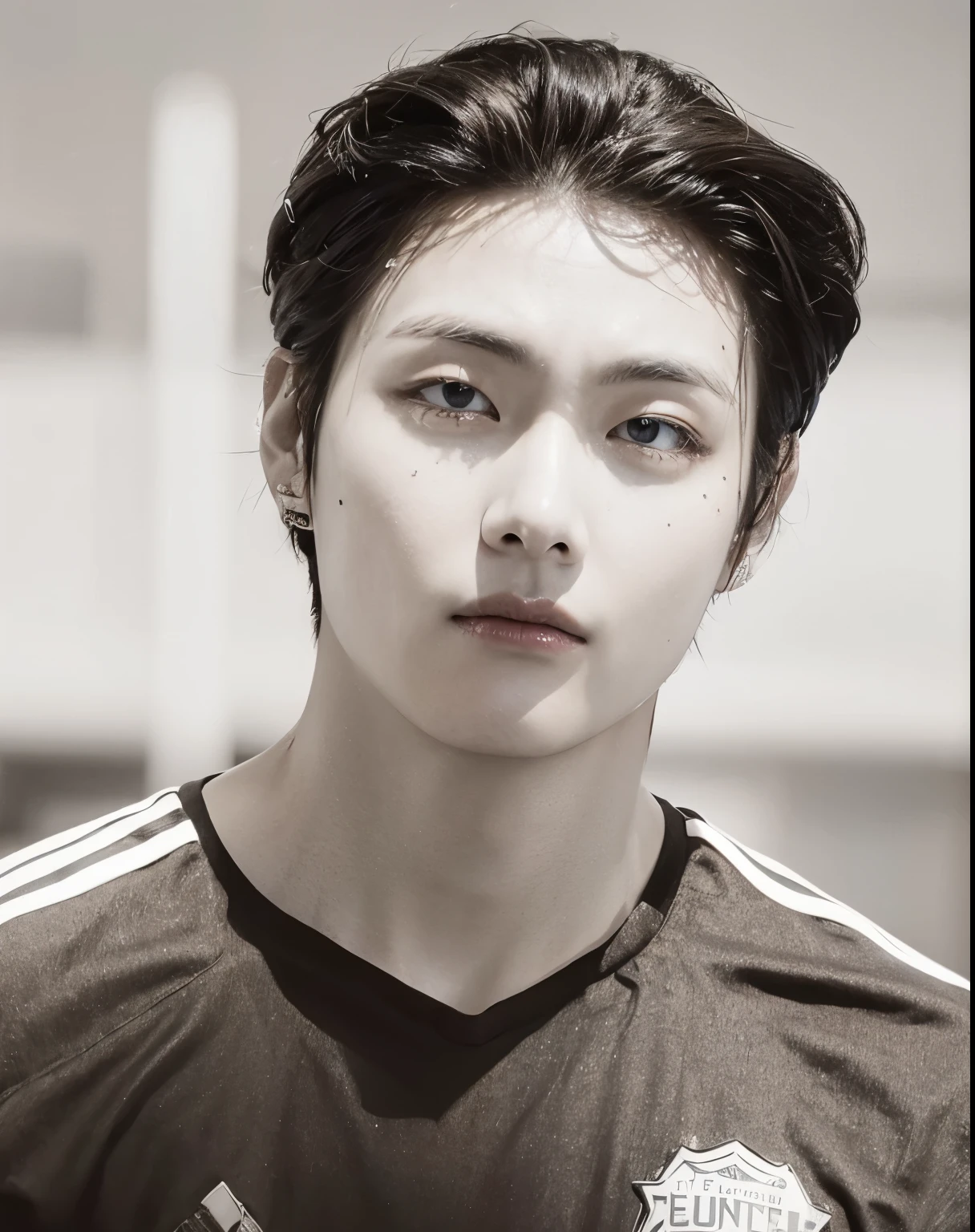 Taehyung from bts face, fotorrealista, ultrahd, 8K