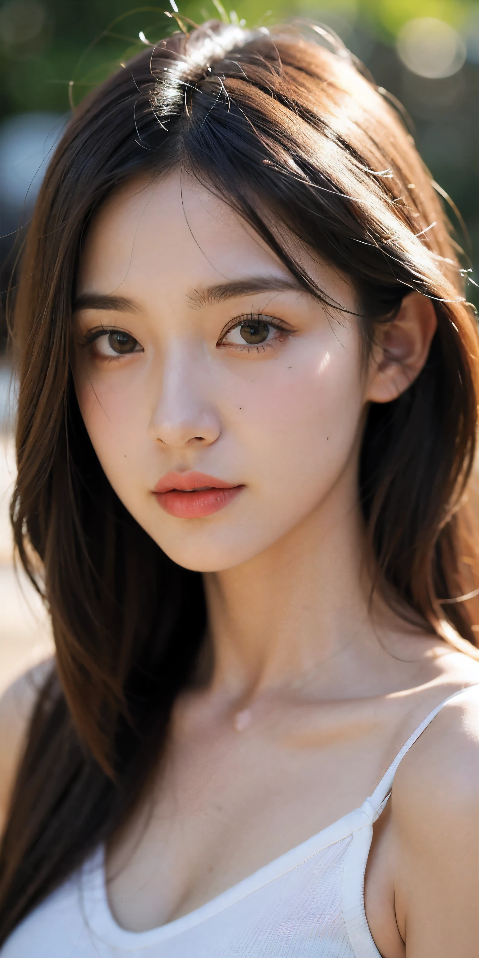 极多suckers,suckers,school culture,Image gallery,A girl who dresses extremely conservatively,She is the most beautiful girl here,Upper body close-up,The picture is extremely realistic,(Very detailed),Add details,再Add details,(Very realistic skin textures),Increases skin texture,The sun shines,,Screen stereoscopic,hair enhancement。suckers,More realistic,More ray tracing,Very detailed three-dimensional lighting,Contour enhancement,clarity enhancement。