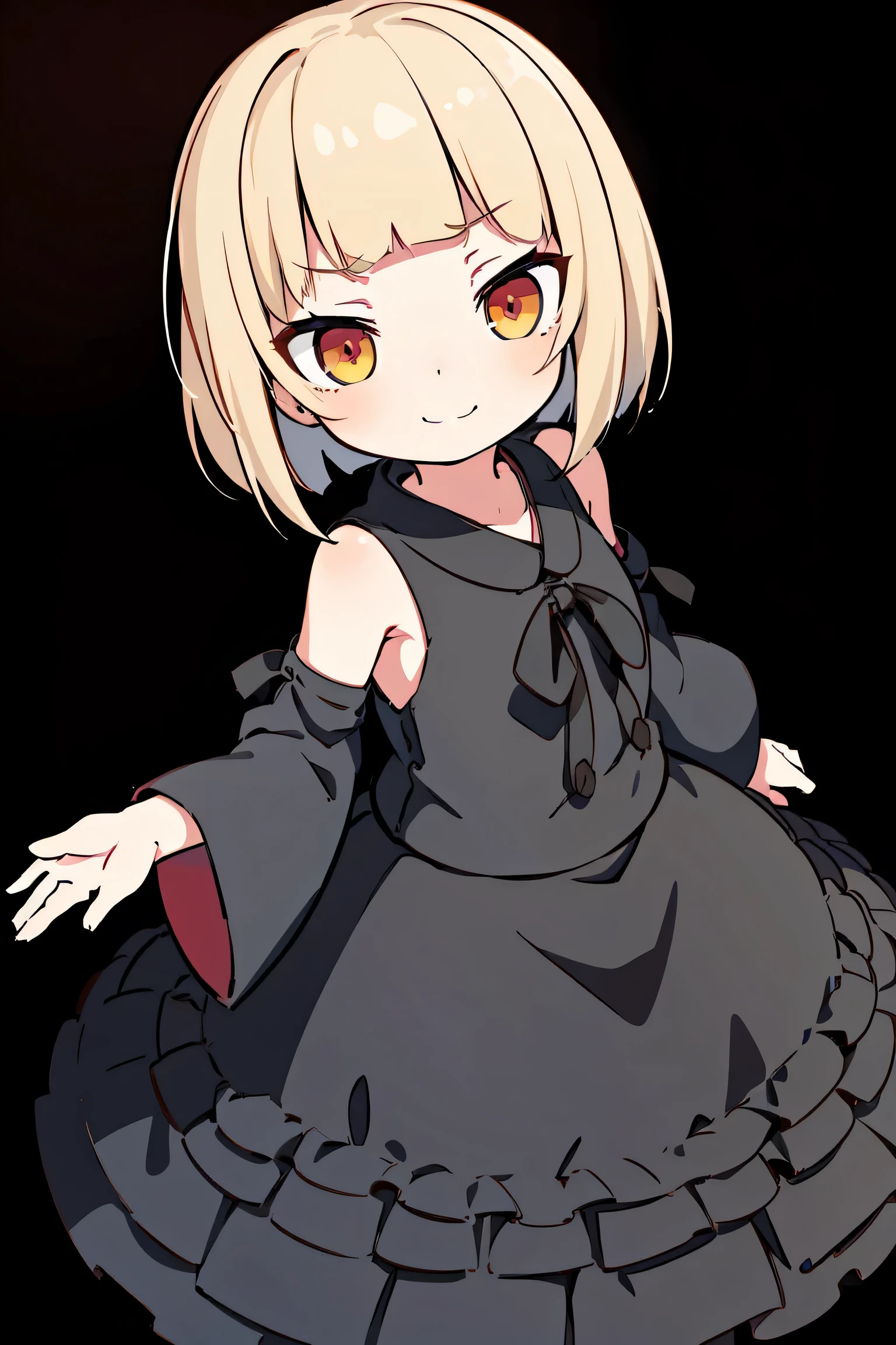 (full body photo、pachinko屋、pachinko、pachinkoを打っている、lightly dressed、chibi character、no background、beautiful legacy makeup、short hair、short bob、loose hair color、、smile))、1 girl、masterpiece、japanese girl、absurd、High resolution、Super detailed、Depth of written boundary、masterpiece、Detailed CG、3D photo、3D background、unity、8K、High resolution、highest quality、shadowy、sharp focus、white skin、fine eyes、blurred background、dynamic angle、The most amazing super feat exaggeration、closed mouth、look at the audience、super clear、Curvaceous