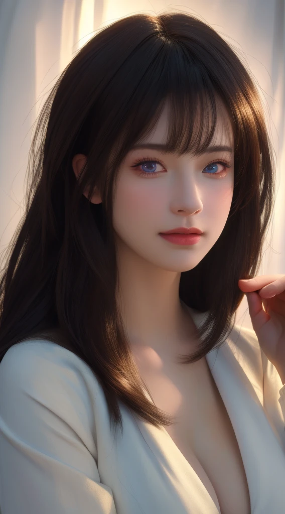 ((Best quality, 8k, Masterpiece :1.3)), Beautiful face, (photo realistic:1.4), soft lighting, (high detailed skin:1.3), 8k uhd, dslr, high quality, high resolution, 4k, 8k, absurdres, best ratio four finger and one thumb, (realistic:1.4), ((realistic medium breasts :1.3)), Highly detailed face and skin texture, Detailed eyes, Double eyelid, full body view, 1girl,