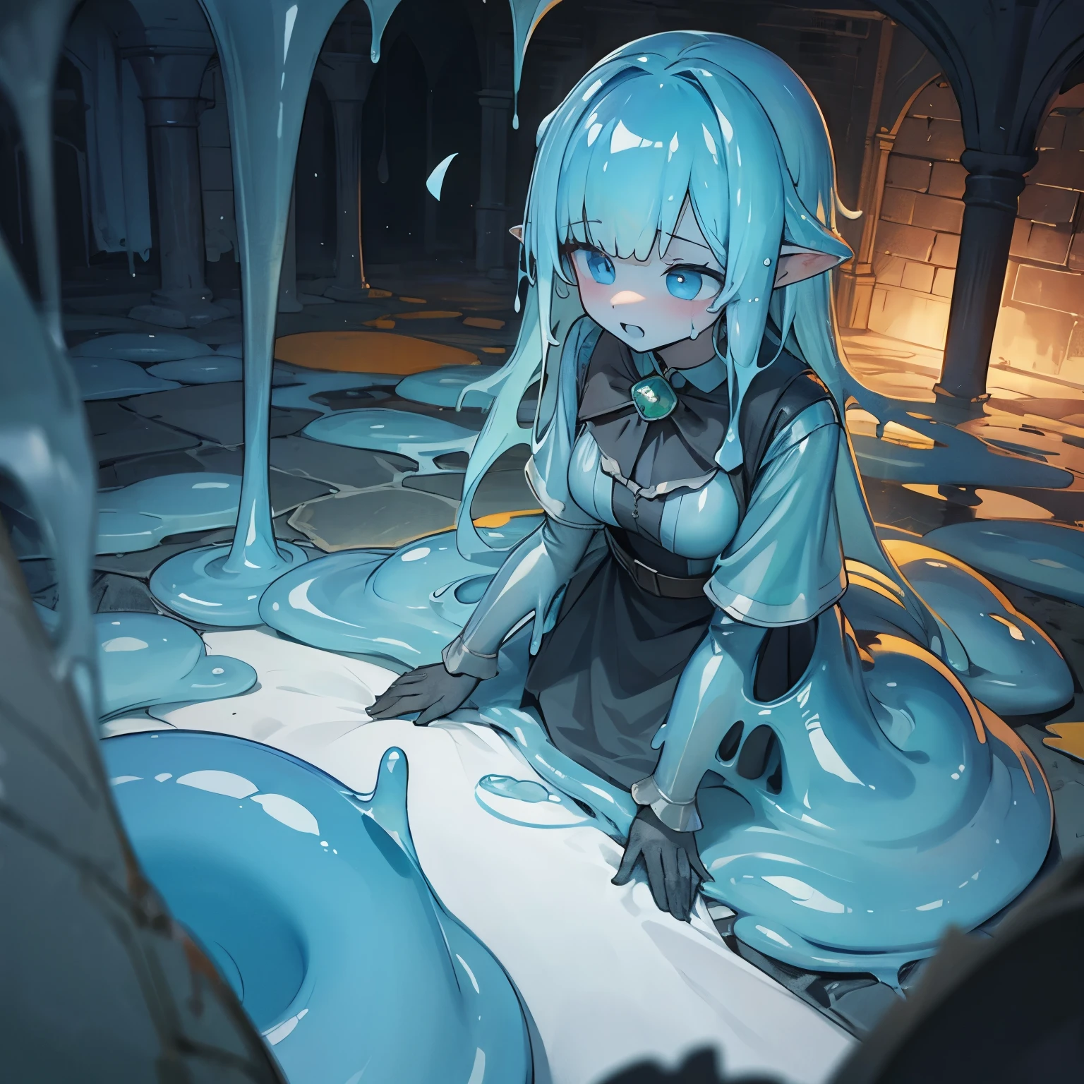 Slime girl in dungeons 