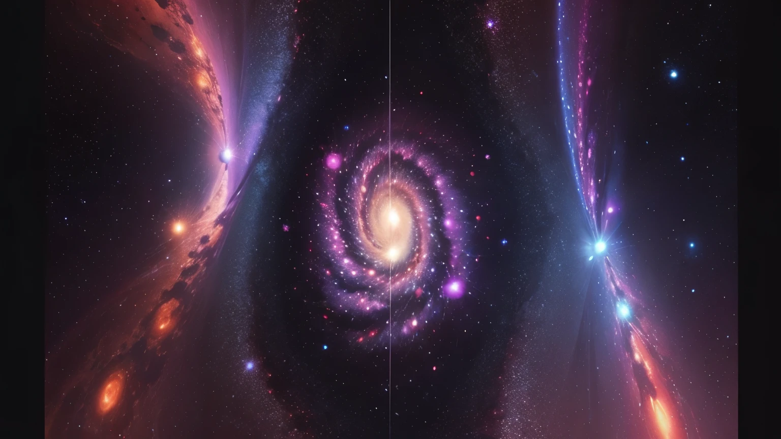 galaxy cluster　dark matter　thread
