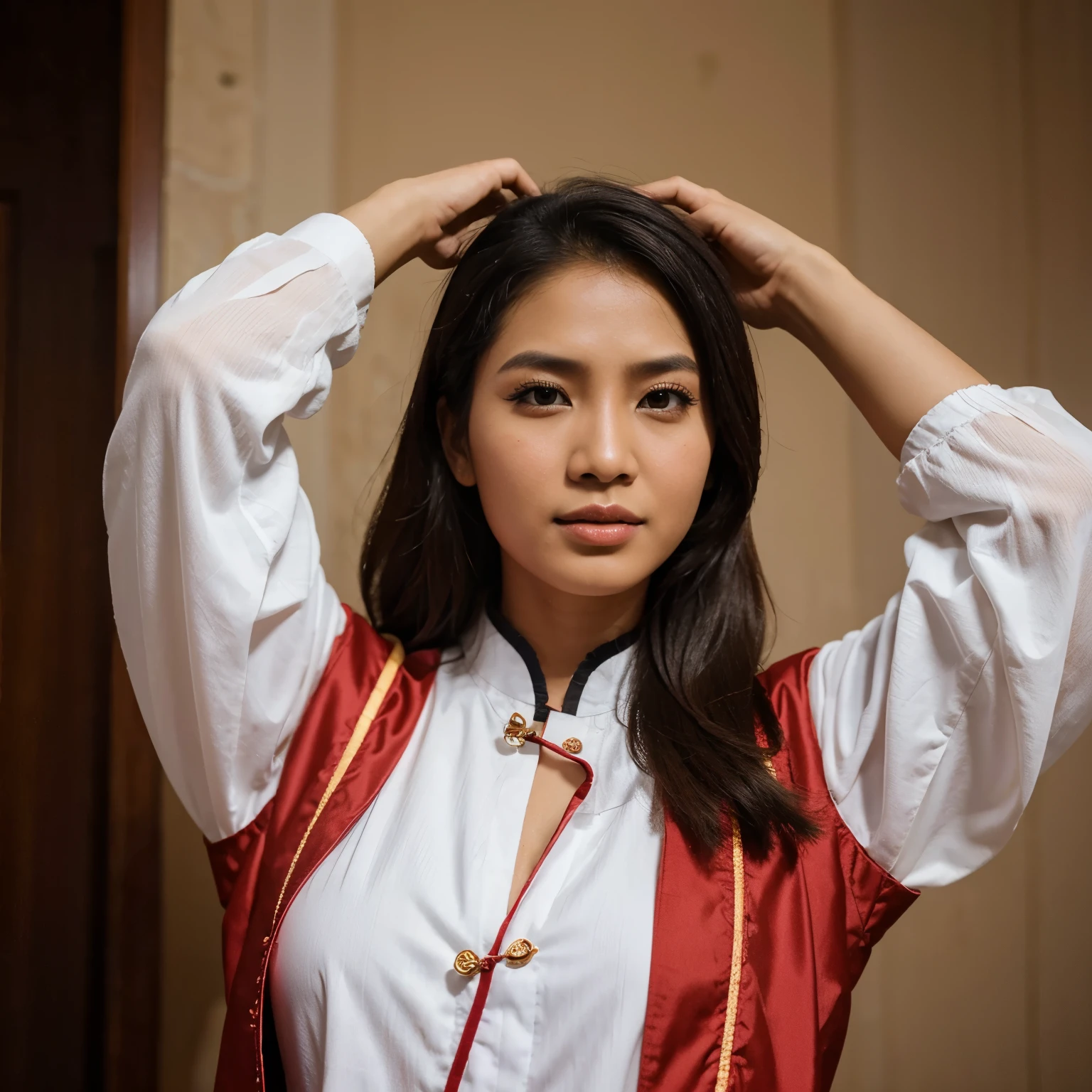 Perempuan berpakaian adat cina