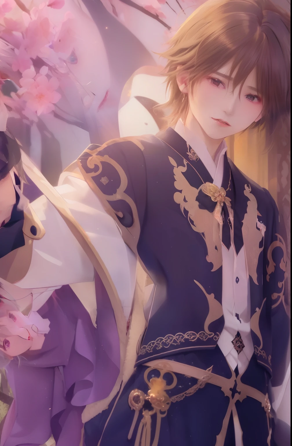 "(best quality, 8k highres masterpiece:1.2), handsome pose, handsome demon slayer artwork, stylish male, delicate and androgynous prince, beautiful and androgynous prince, handsome man, anime male character, anime youth, tall with blue eyes, anime boy, masterpiece, hyperrealistic, extremely detailed CG Unity 8k wallpaper, ultimate style, Nagisa Kaworu"、黒い髪、リアリスティック