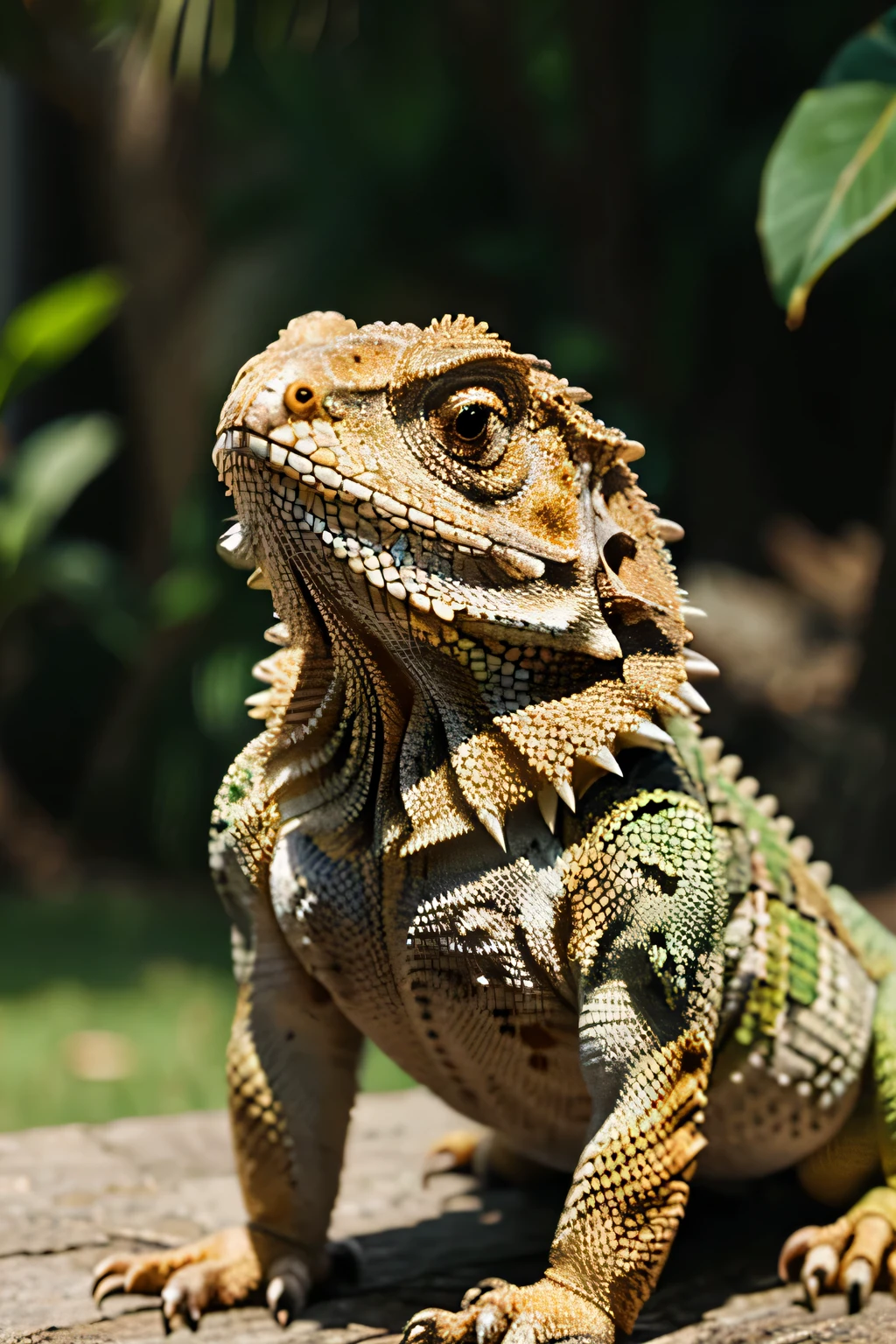 cool bearded dragon lizzard