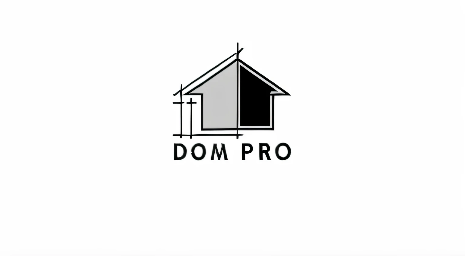 project for the construction company DOM PRO, specializing in the construction of country houses