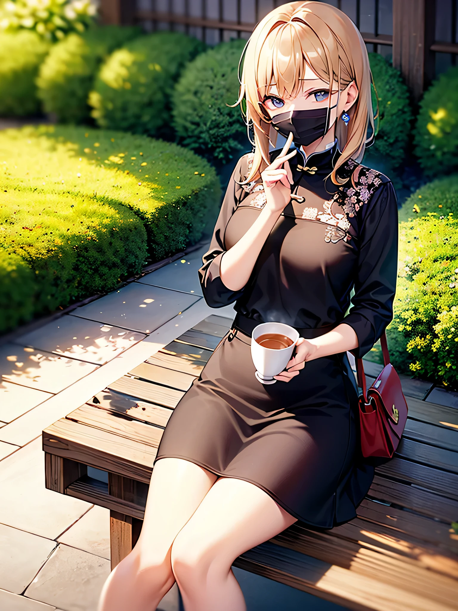 ((highest quality)), ((masterpiece)), (become familiar with), Please create an image that can be used as a lucky bag for Chinese tea..。