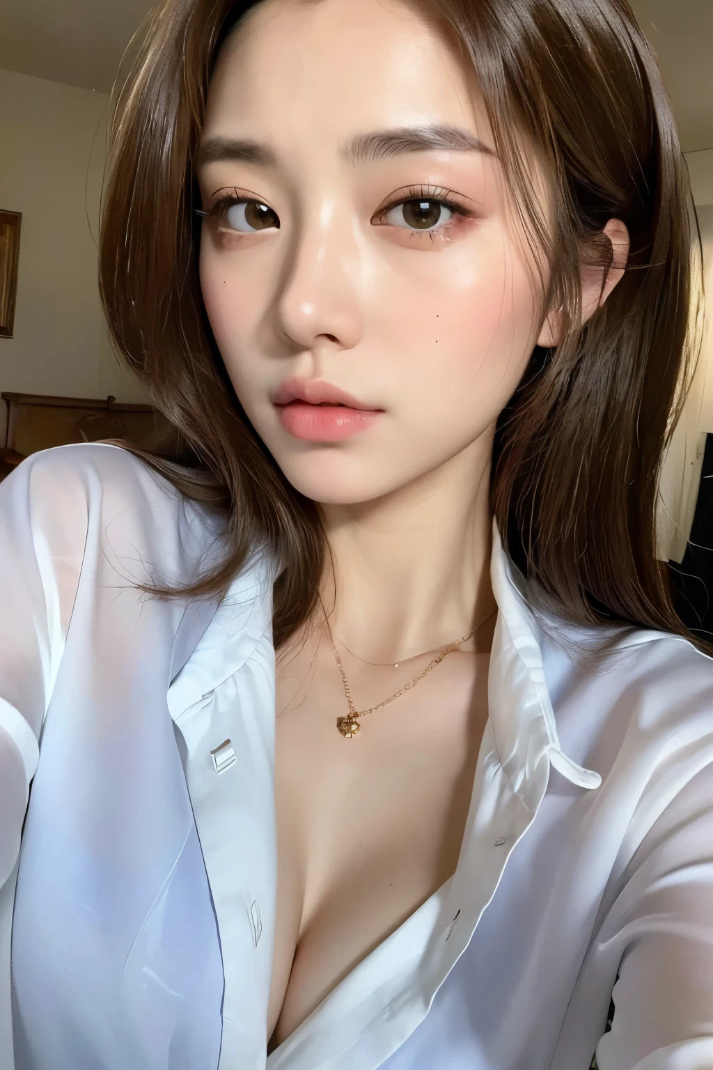 (highest quality, 8K, 32K, masterpiece, UHD: 1.3), pictures of attractive japanese women, one girl, (big: 1.0), abs, perfect body, (Transparent shirt: 1.1), super detailed face, detailed lips, fine eyes, double eyelid