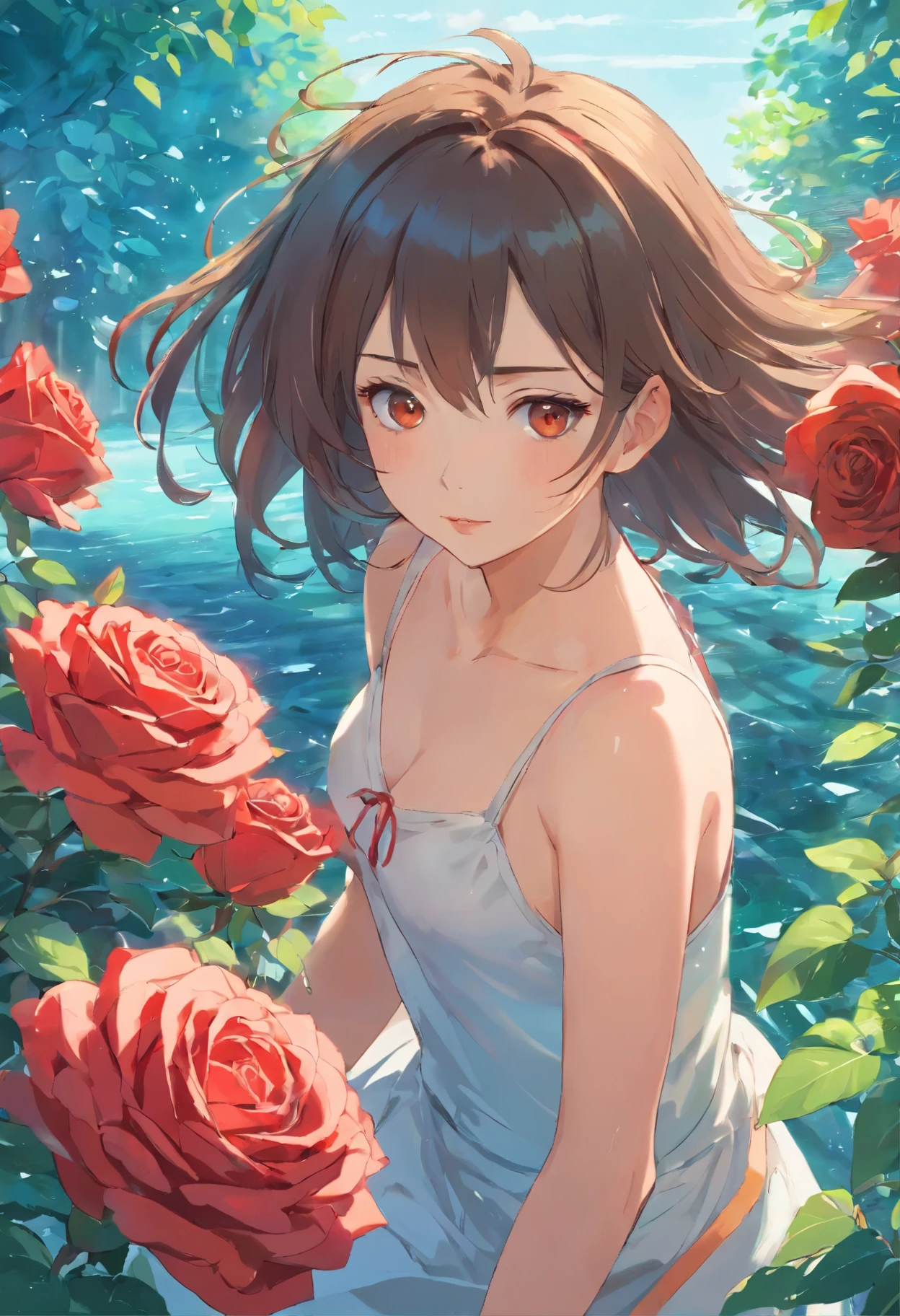 My mistress' eyes are nothing like the sun; Coral is far more red than her lips' red; If snow be white, why then her breasts are dun; If hairs be wires, black wires grow on her head. I have seen roses damasked, red and white, But no such roses see I in her cheeks