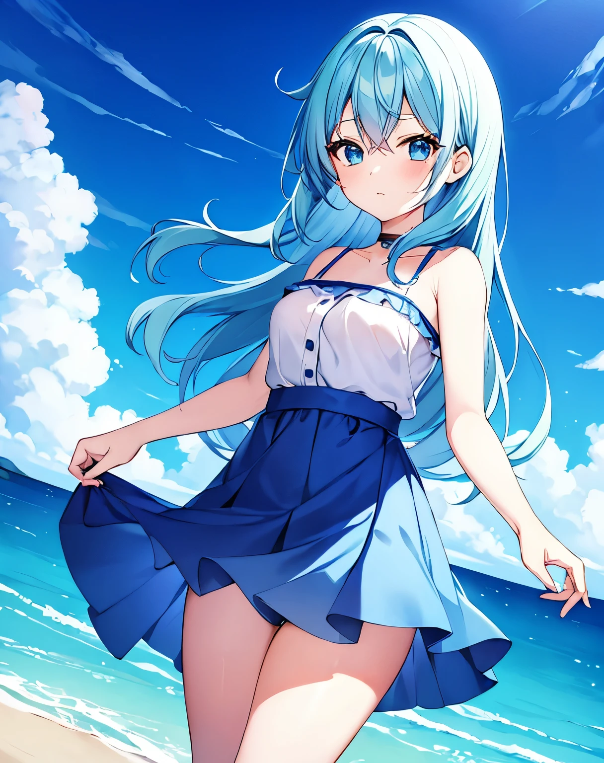 Anime girl with blue hair and blue eyes, Best Anime 4K Kona-chan Wallpaper, anime wallpaper 4k, anime wallpaper 4k, Wallpaper Anime Blue Water, anime style 4k, anime art wallpaper 4k, anime art wallpaper 4k, Kantai Collection Style, 4k anime wallpaper,anime girl with blue hair and blue eyes, anime moe art style, mikudayo, , teal hair anime girl, shirabii, Cute girl anime visual, long hair