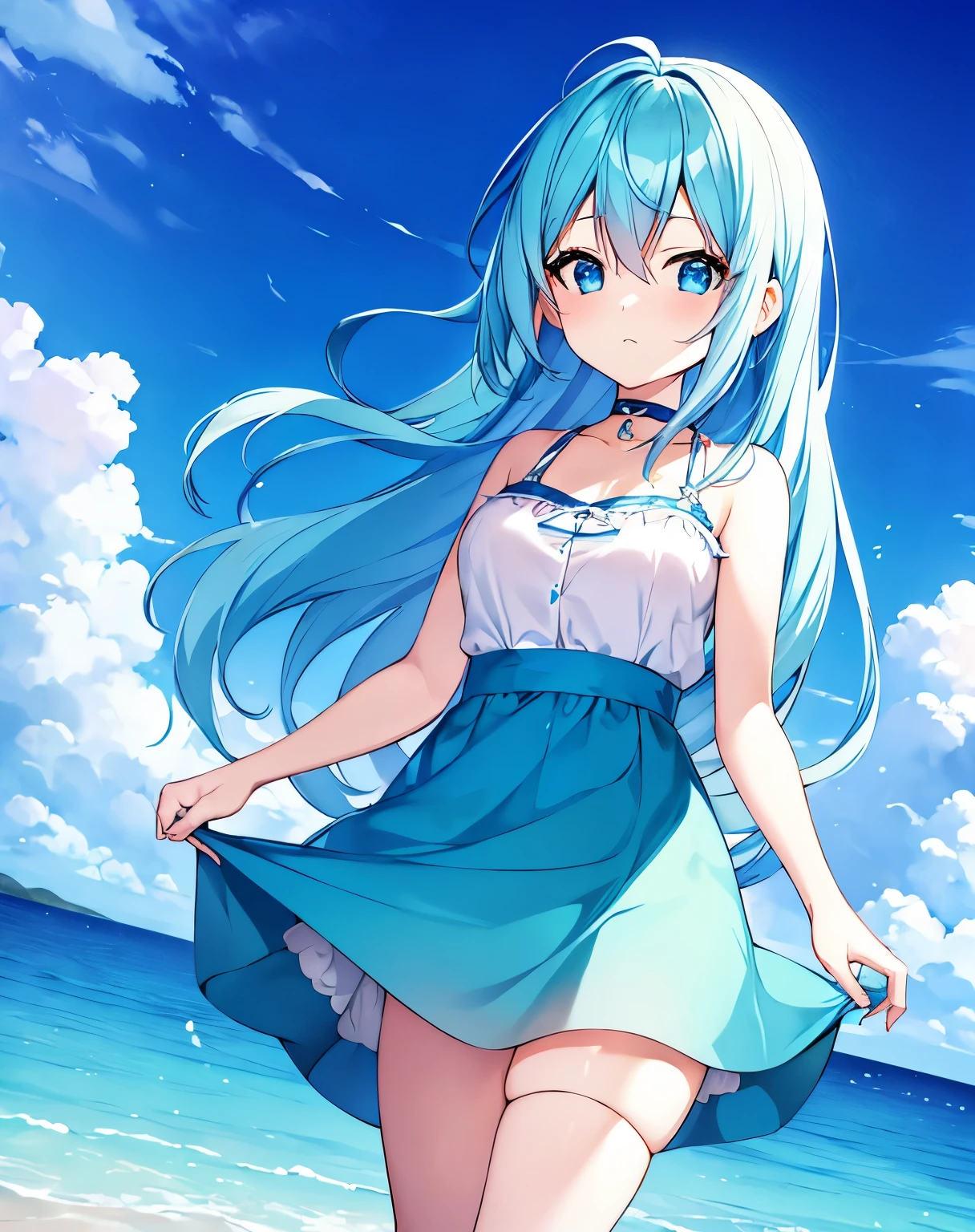 Anime girl with blue hair and blue eyes, Best Anime 4K Kona-chan Wallpaper, anime wallpaper 4k, anime wallpaper 4k, Wallpaper Anime Blue Water, anime style 4k, anime art wallpaper 4k, anime art wallpaper 4k, Kantai Collection Style, 4k anime wallpaper,anime girl with blue hair and blue eyes, anime moe art style, mikudayo, , teal hair anime girl, shirabii, Cute girl anime visual, long hair