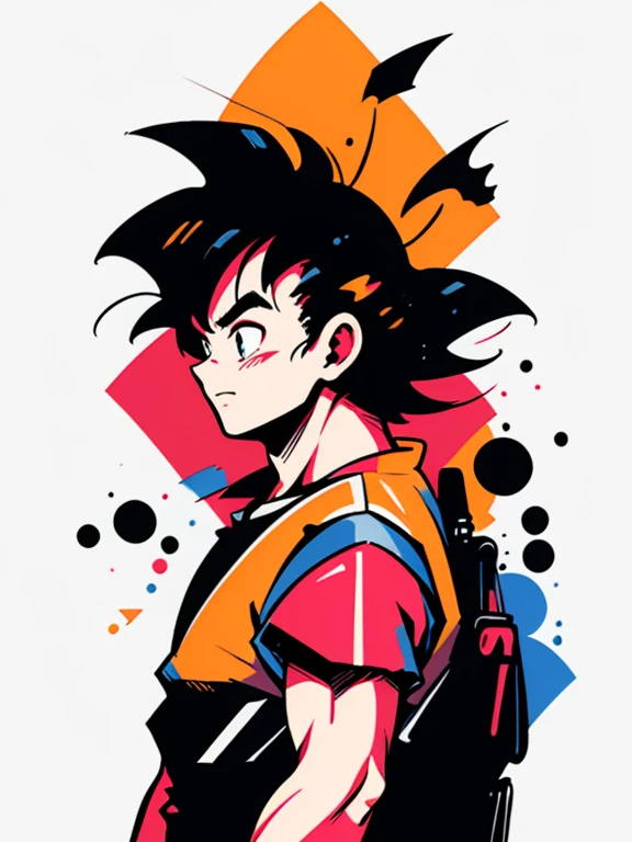 1man, solo, Son goku, anime, akira toriyama, imponent, fashion style, (fixed hand), (masterpiece, best quality, ultra-detailed), front view, dynamic view, uhd, upper body
