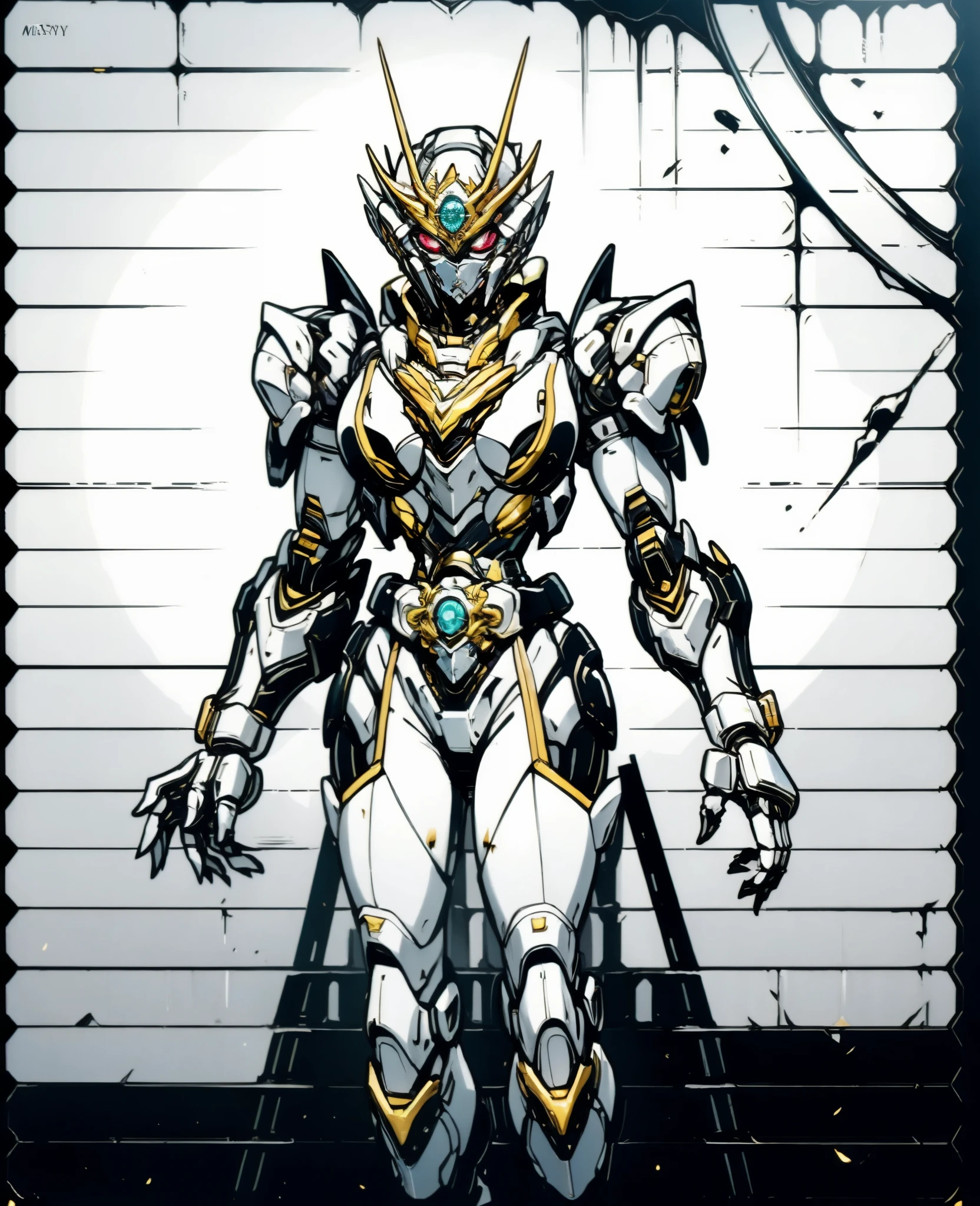 A woman adorned in fantasy-style full-body armor, a crown-concept fully enclosed helmet that unveils only her eyes, a composite layered chest plate, fully encompassing shoulder and hand guards, a lightweight waist armor, form-fitting shin guards, the overall design is heavy-duty yet flexible, the armor gleams with a golden glow, complemented by red and blue accents, exhibiting a noble aura, she floats above a fantasy-surreal high-tech city, this character embodies a finely crafted fantasy-surreal style armored hero in anime style, exquisite and mature manga art style, Queen Bee Concept Armor, (plasma, blood), ((bio mecha, long legs, elegant, goddess, femminine:1.5)), metallic, high definition, best quality, highres, ultra-detailed, ultra-fine painting, extremely delicate, professional, anatomically correct, symmetrical face, extremely detailed eyes and face, high quality eyes, creativity, RAW photo, UHD, 32k, Natural light, cinematic lighting, masterpiece-anatomy-perfect, masterpiece:1.5