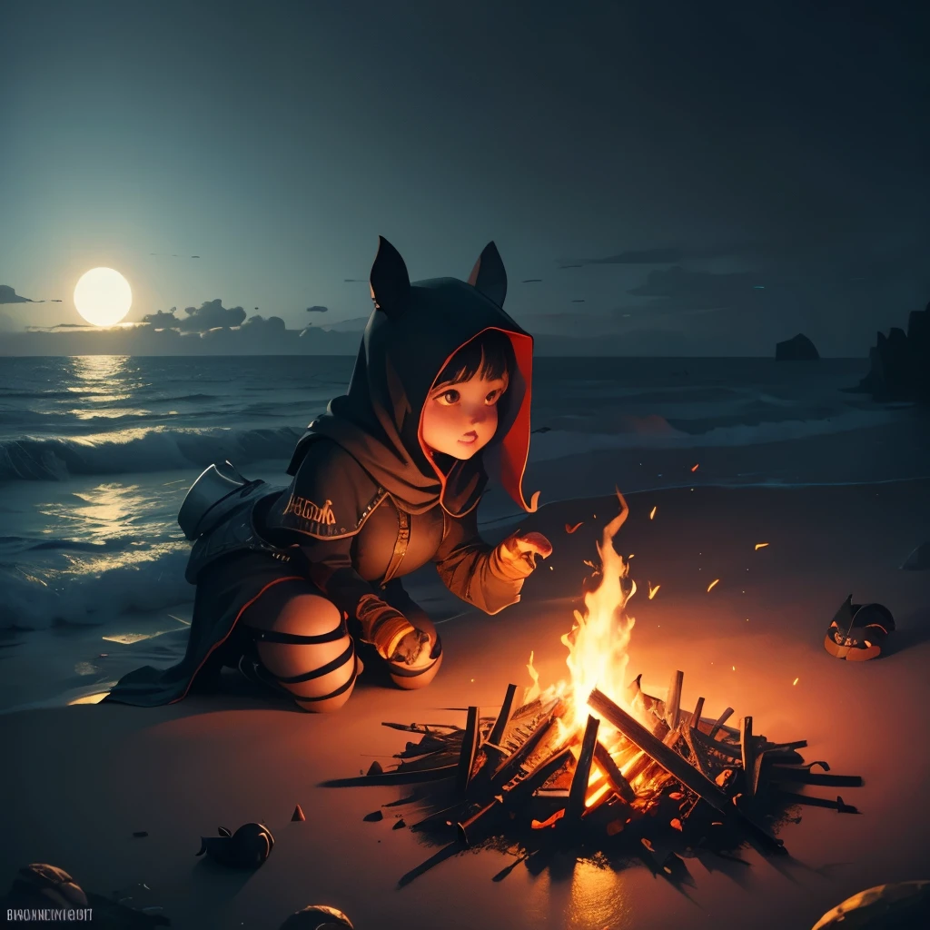 Bonfire and blackbugs at the bottom of the Blackocean 